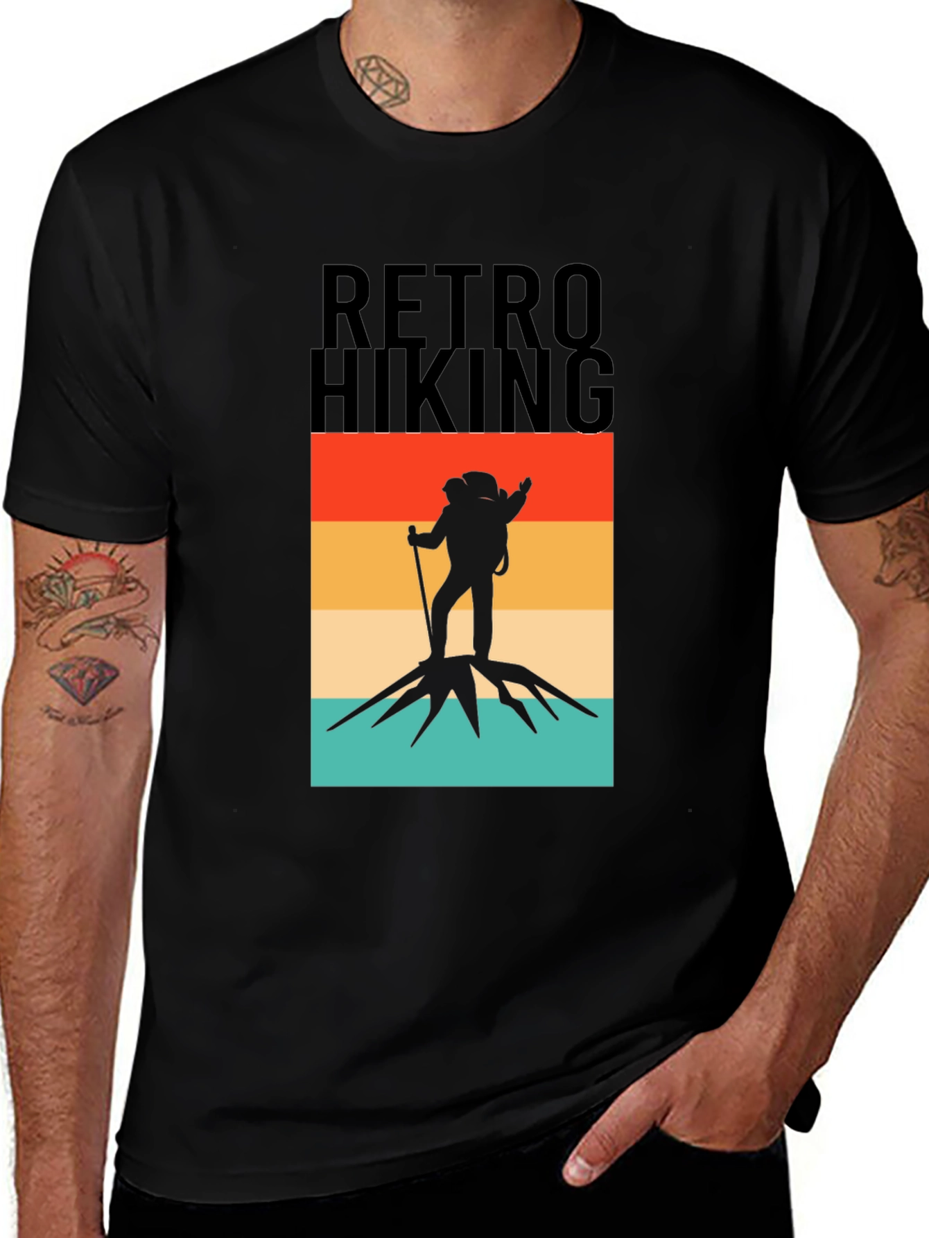Variant 16 of Retro Hiking Graphic T-Shirt