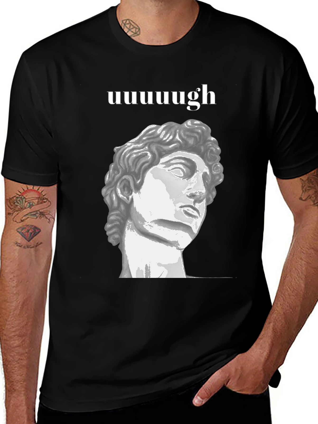 Variant 27 of Uuuuugh Statue T-Shirt