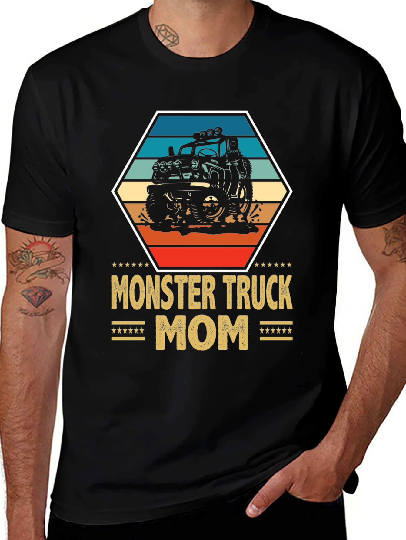 Variant 11 of Monster Truck Mom T-Shirt