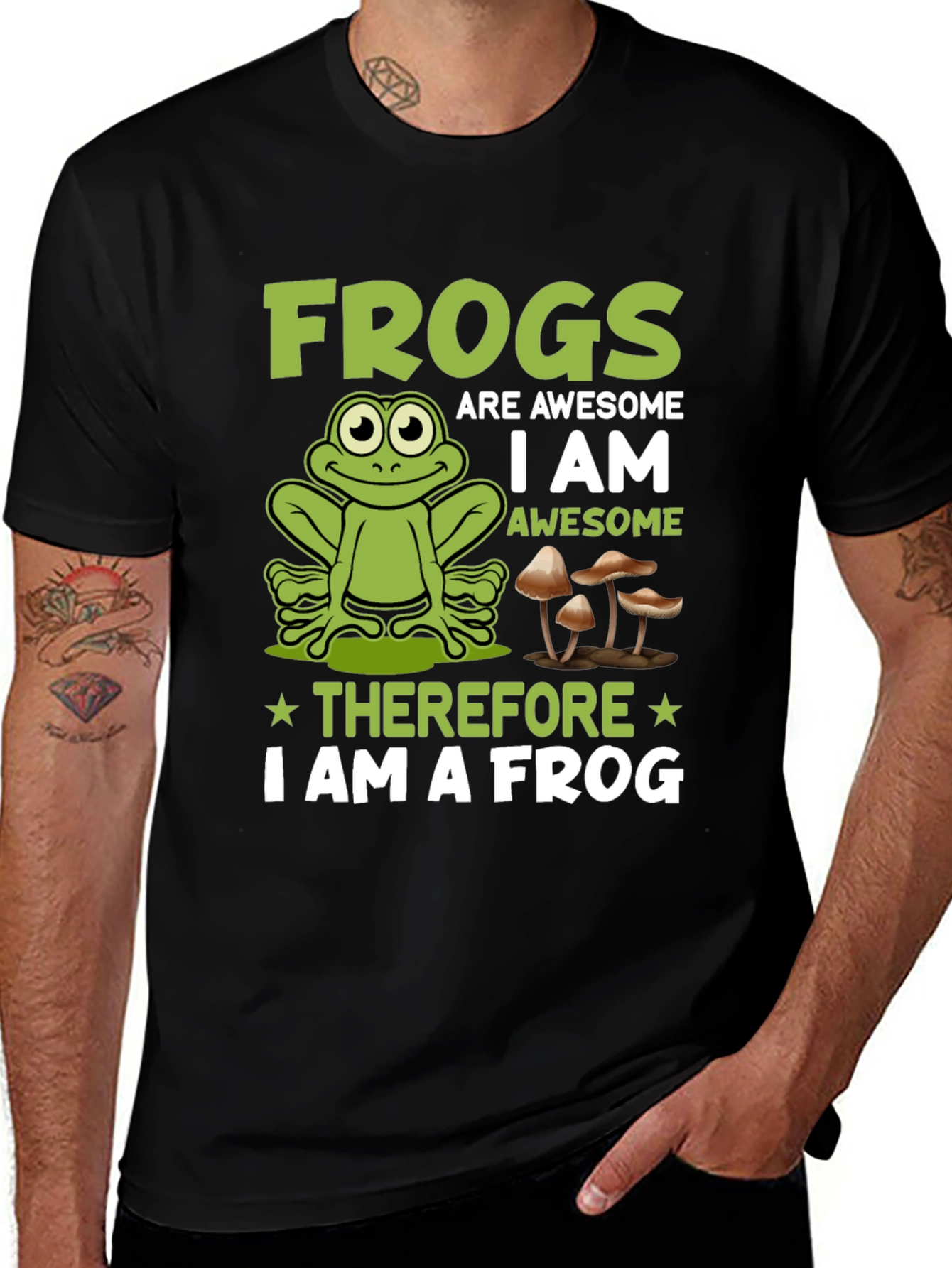 Variant 7 of Funny Frog Graphic T-Shirt - Frogs Are Awesome