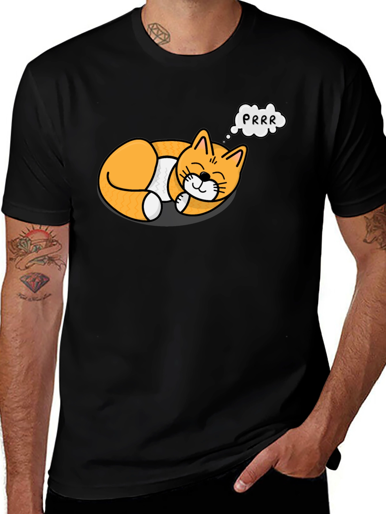 Variant 19 of Purrfectly Cozy Cat T-Shirt