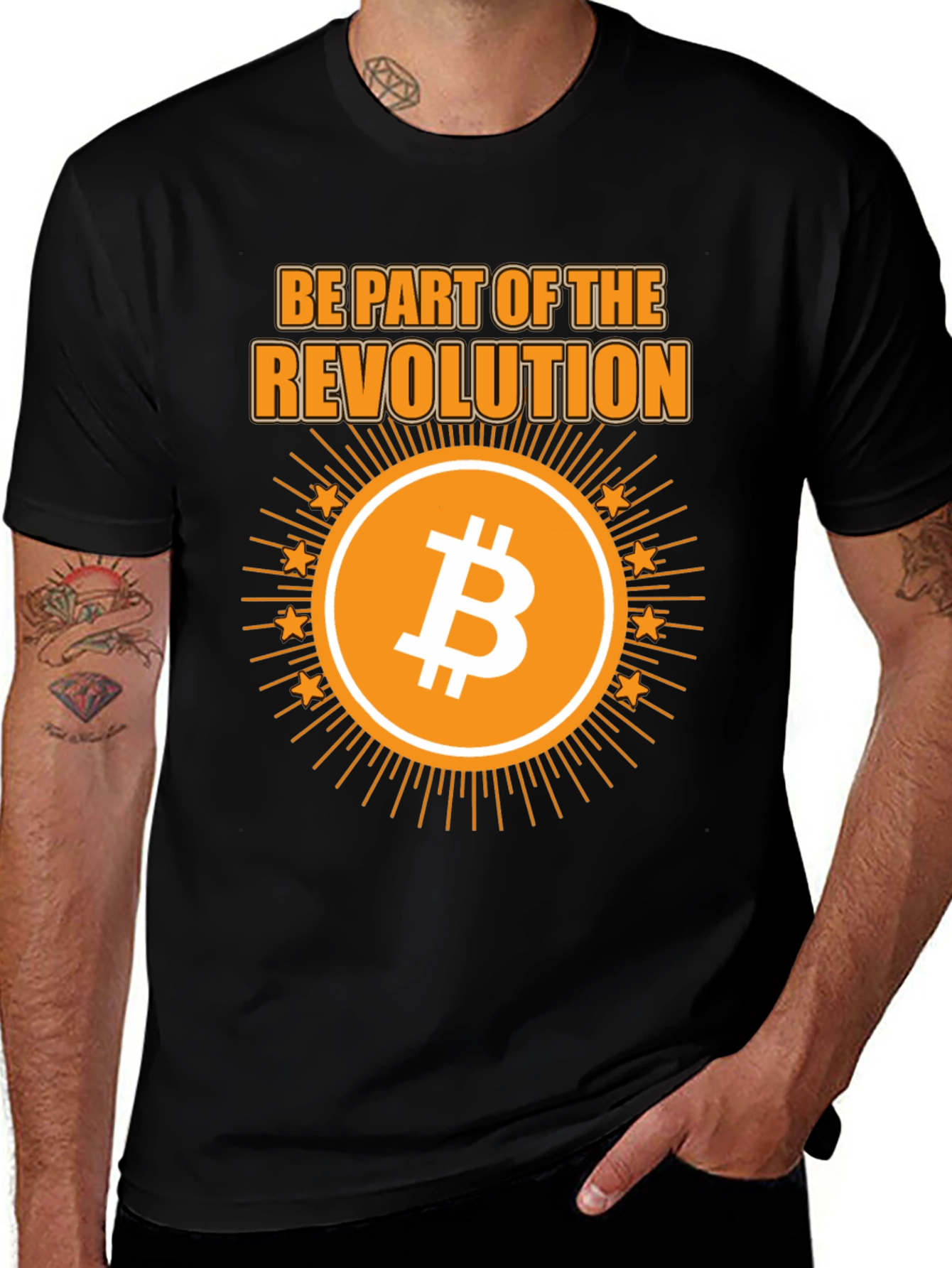 Variant 23 of Bitcoin Revolution T-Shirt - Crypto Currency Tee