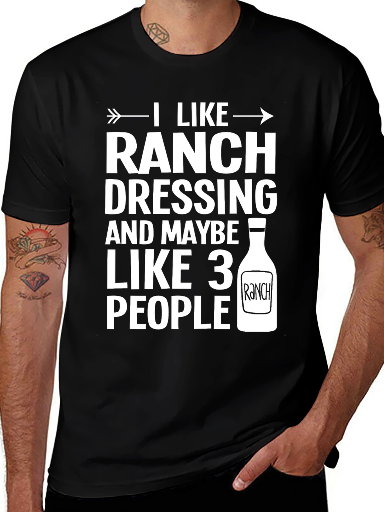 Variant 19 of Funny Ranch Dressing Lover T-Shirt