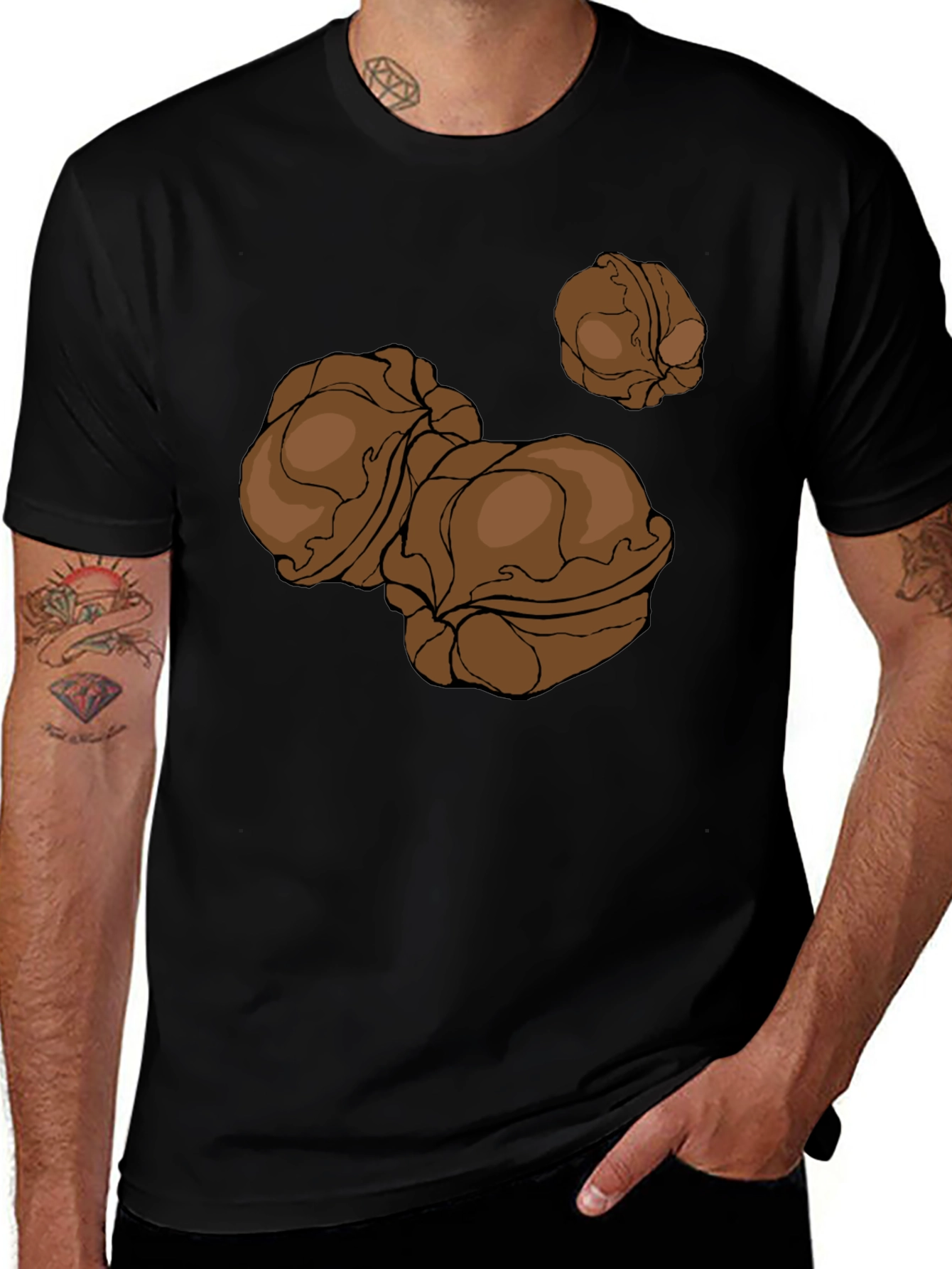 Variant 8 of Walnut T-Shirt: Nutty Fun