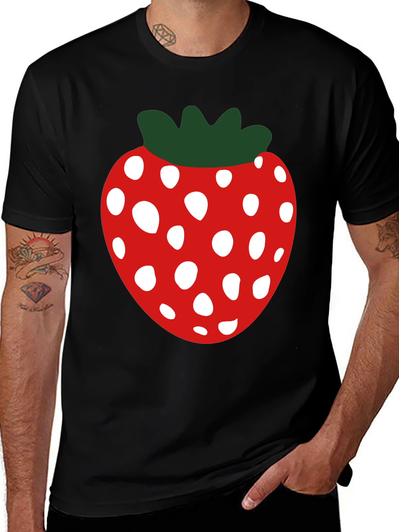 Variant 16 of Strawberry Graphic Tee - Fun & Stylish