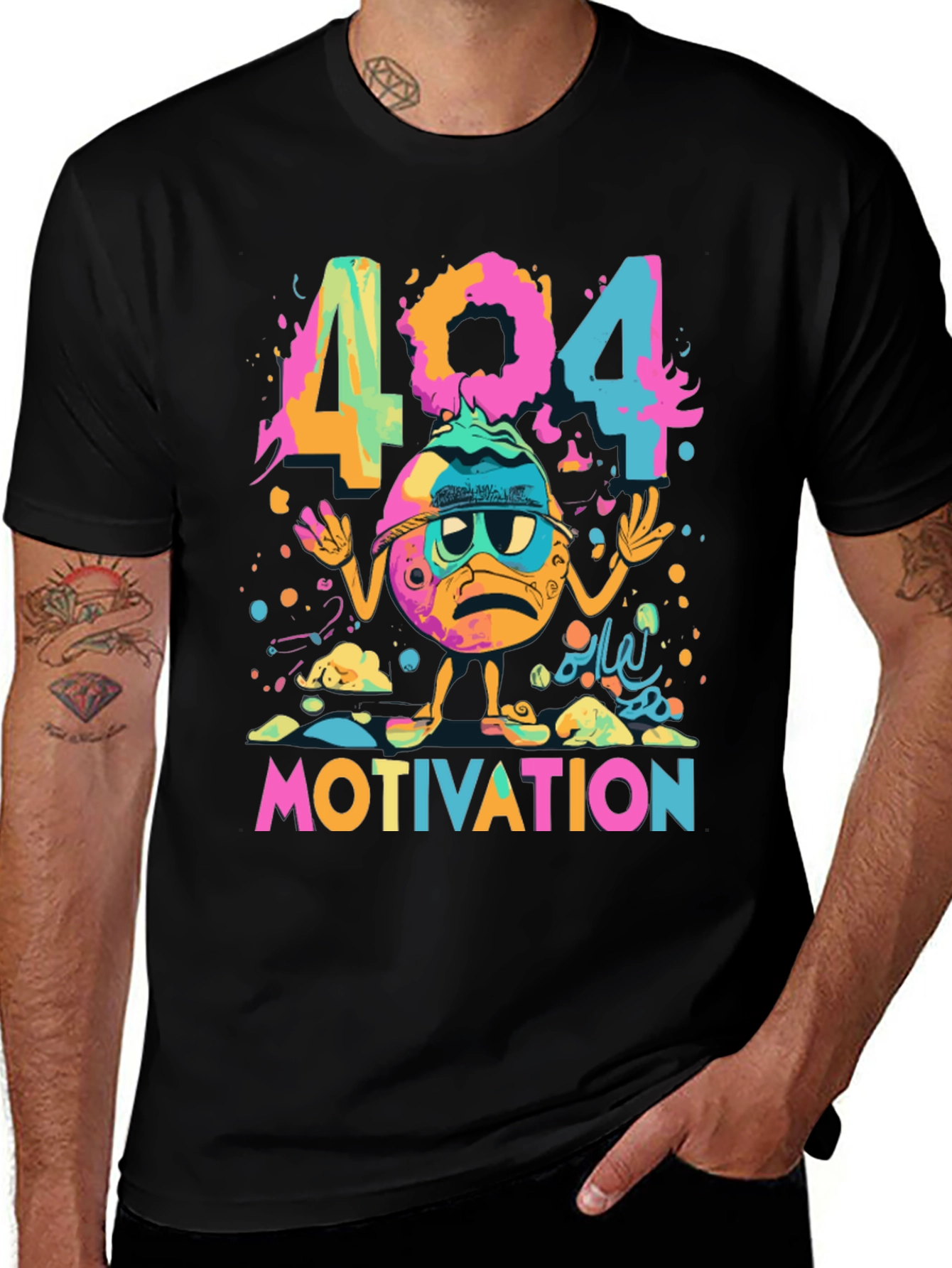 Variant 9 of 404 Motivation Funny Graphic Tee