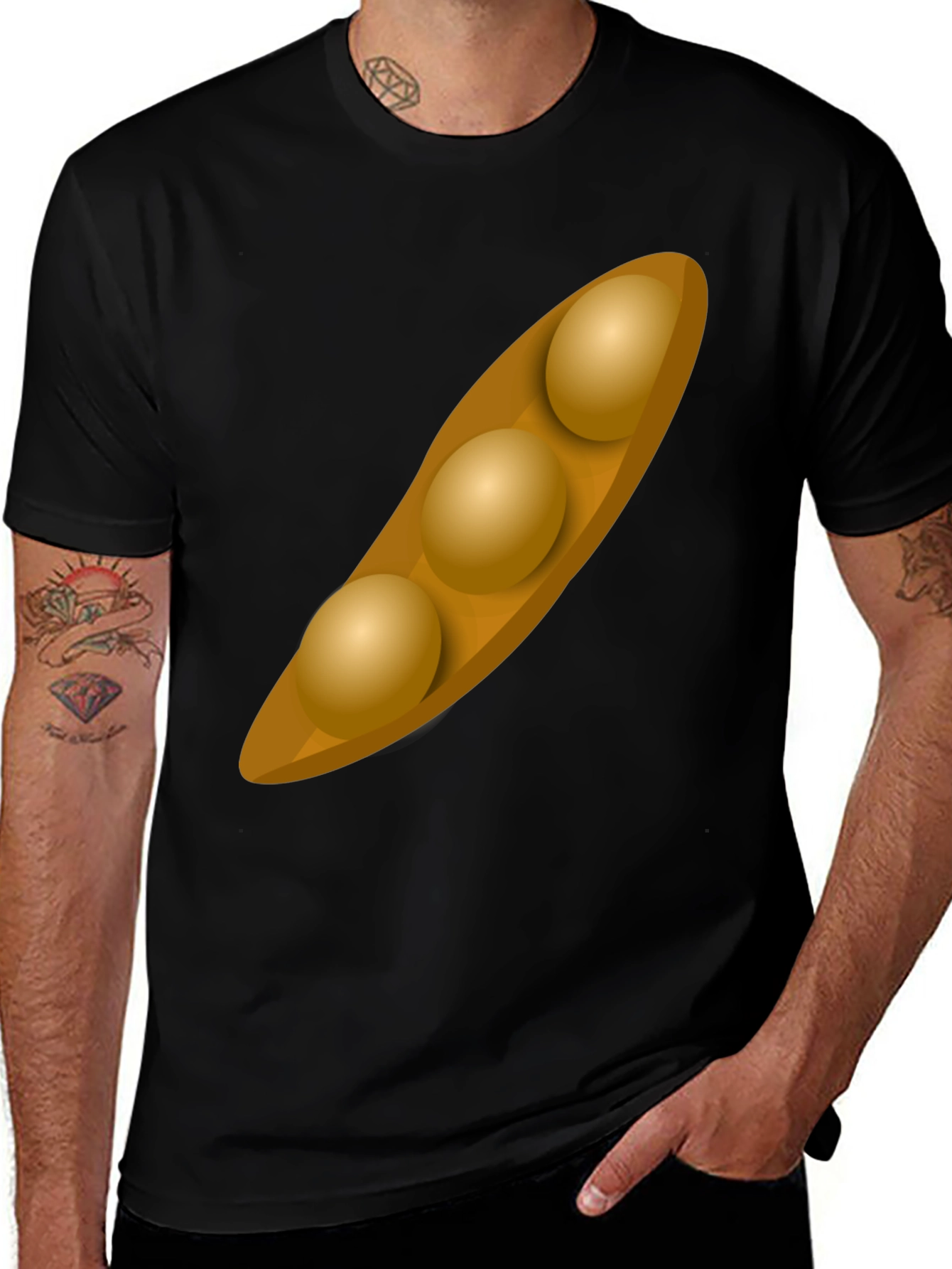 Variant 18 of Peas in a Pod Graphic Tee - Funny Vegan T-Shirt