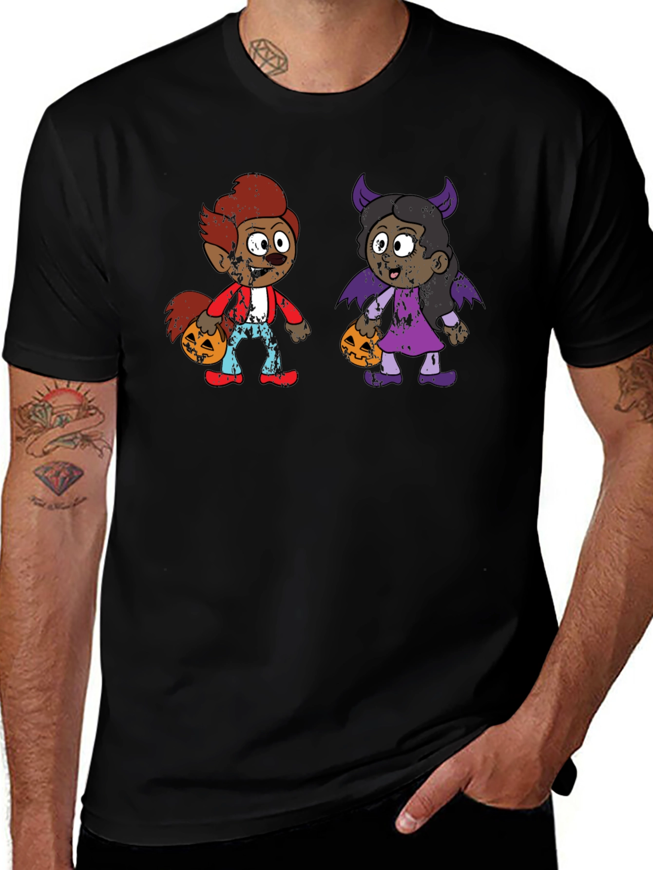 Halloween Kids Cartoon T-Shirt