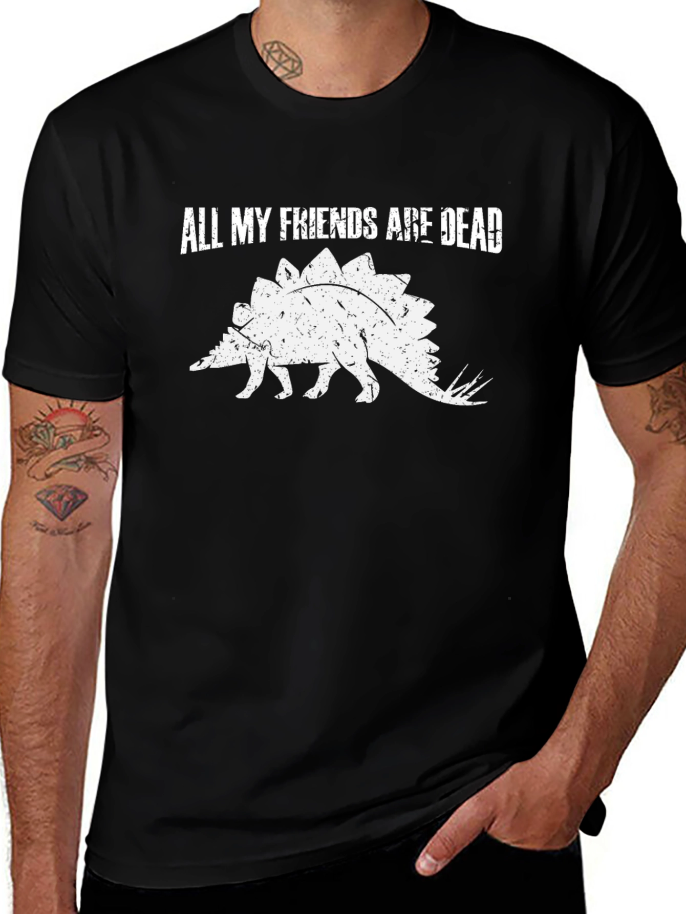 Variant 23 of All My Friends Are Dead Dinosaur T-Shirt