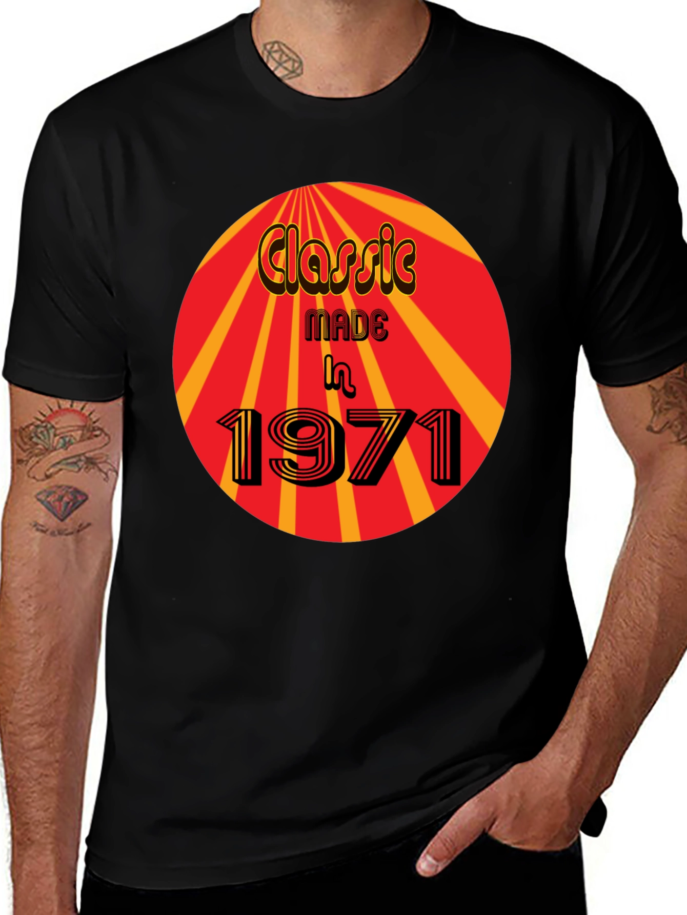 Variant 18 of Classic Made in 1971 Graphic Tee