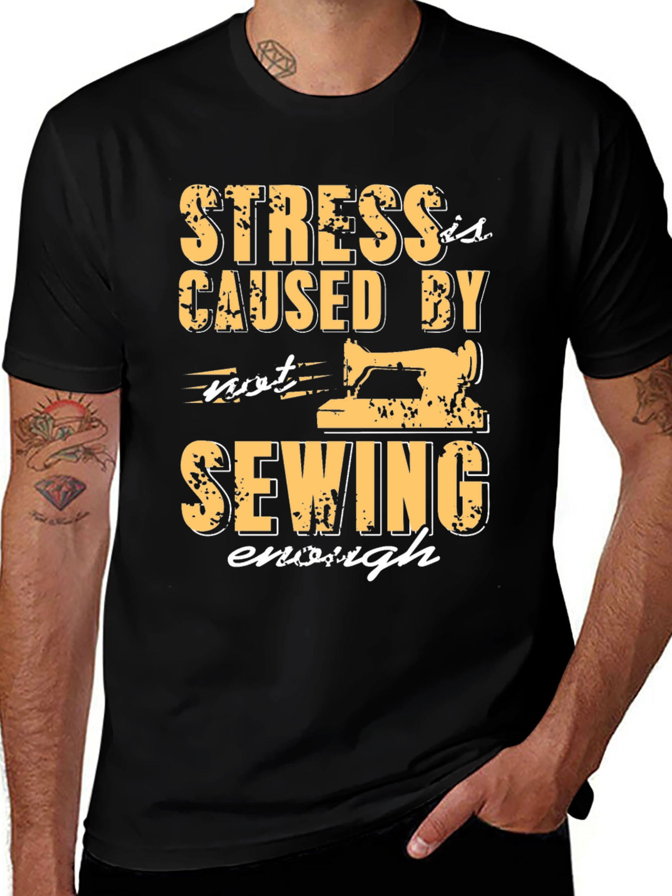 Variant 25 of Sewing Stress Relief T-Shirt