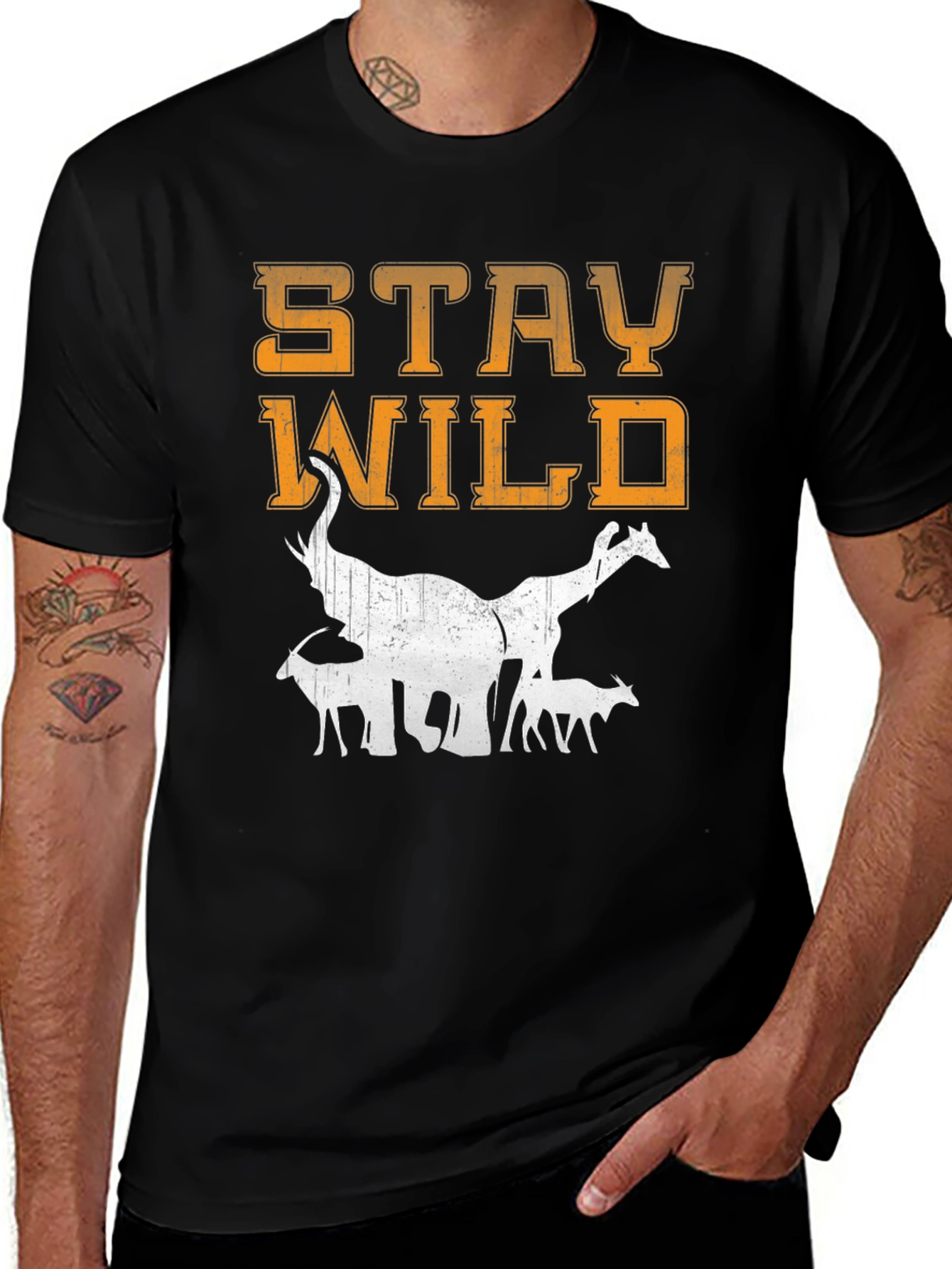 Variant 30 of Stay Wild Animal Graphic T-Shirt