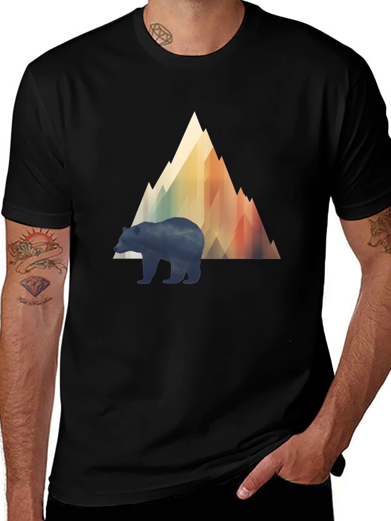 Variant 15 of Mountain Bear Graphic T-Shirt