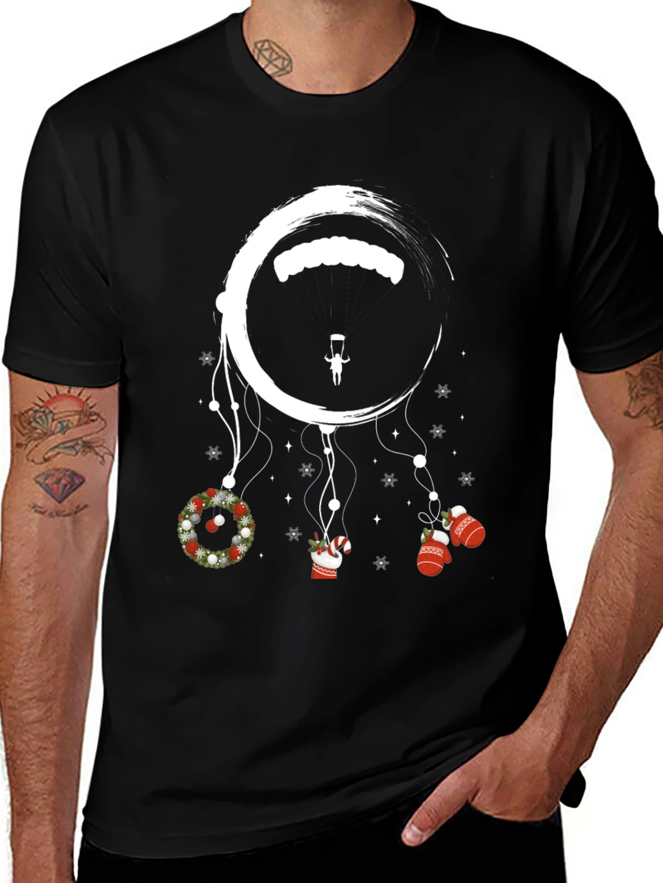 Christmas Parachute Dream T-Shirt