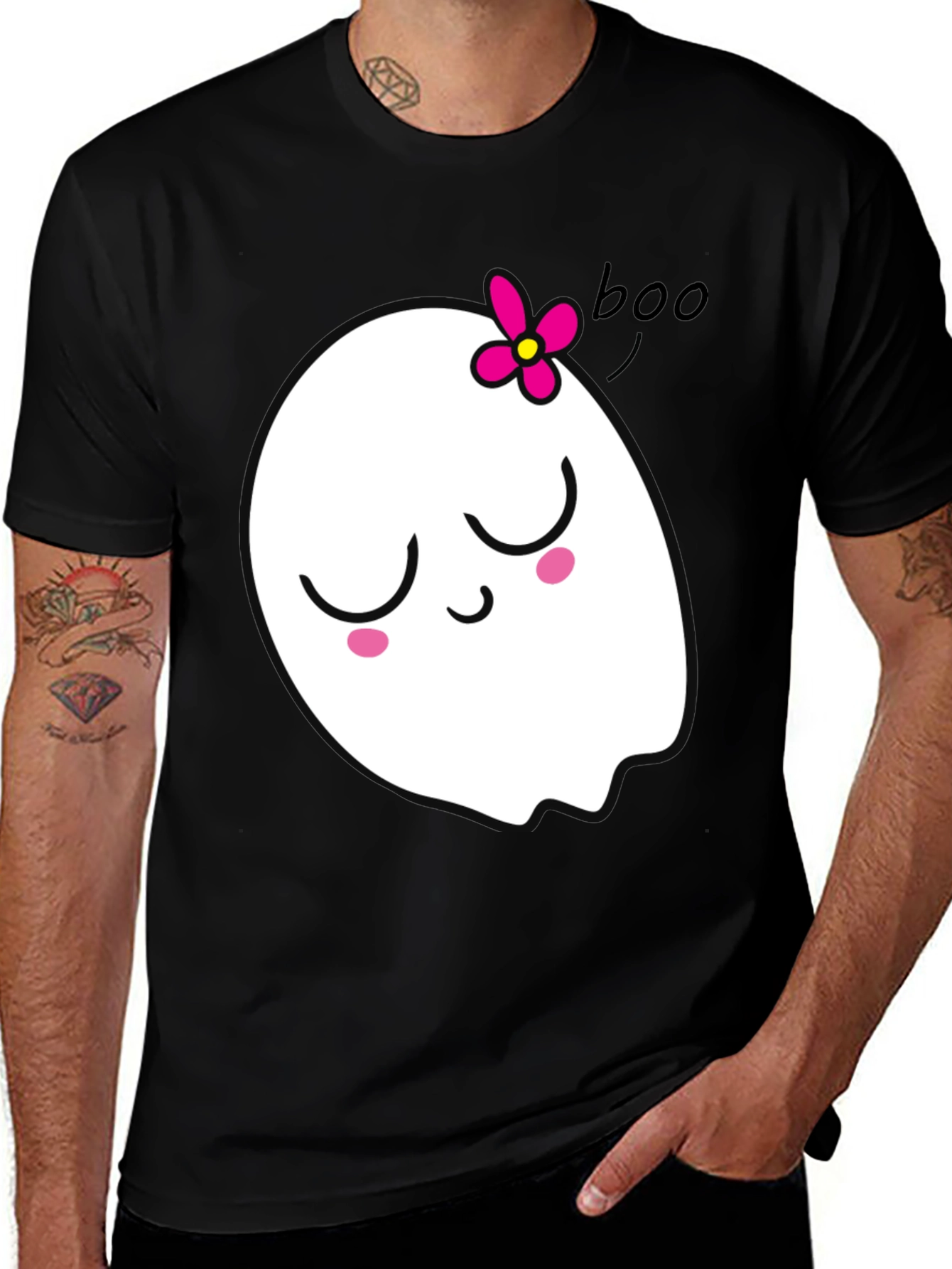 Cute Ghost T-Shirt - Halloween Spooky Season Tee