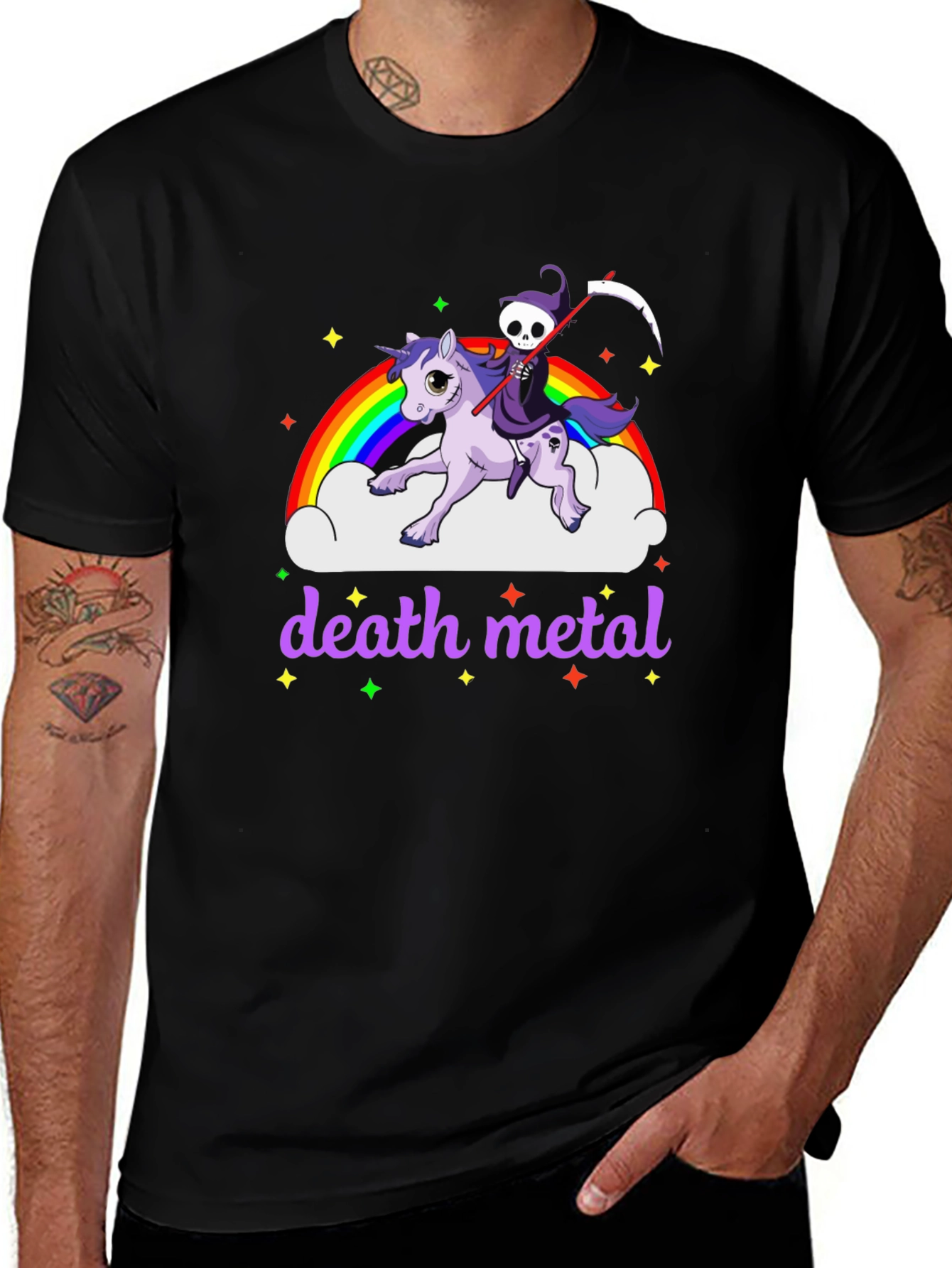 Variant 6 of Death Metal Unicorn T-Shirt