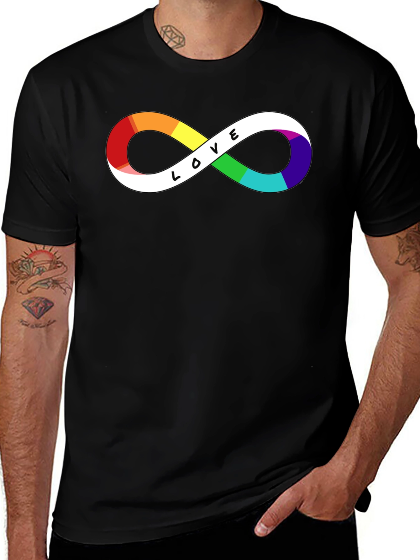 Love Infinity Rainbow Pride T-Shirt