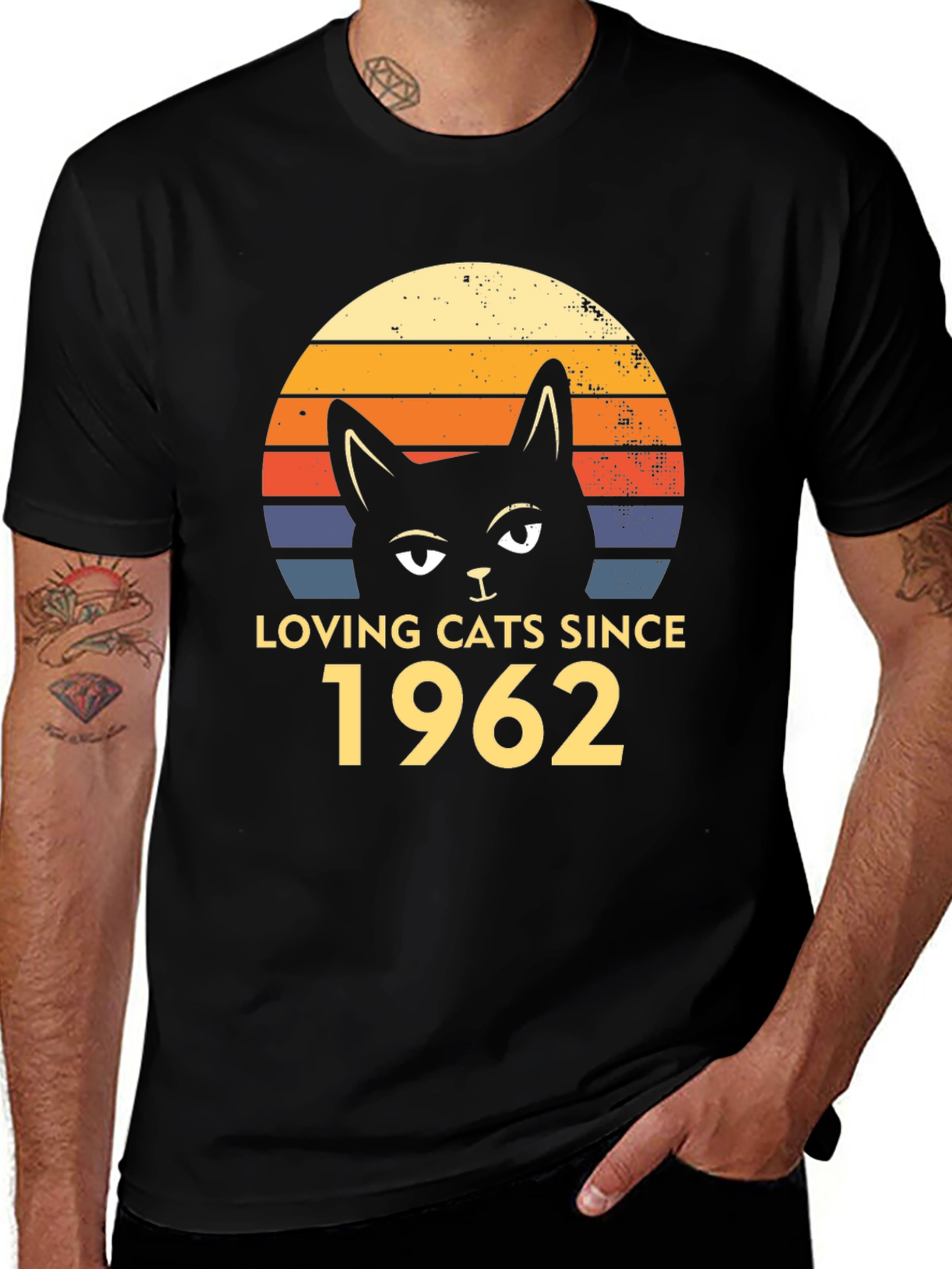 Variant 3 of Loving Cats Since 1962 T-Shirt