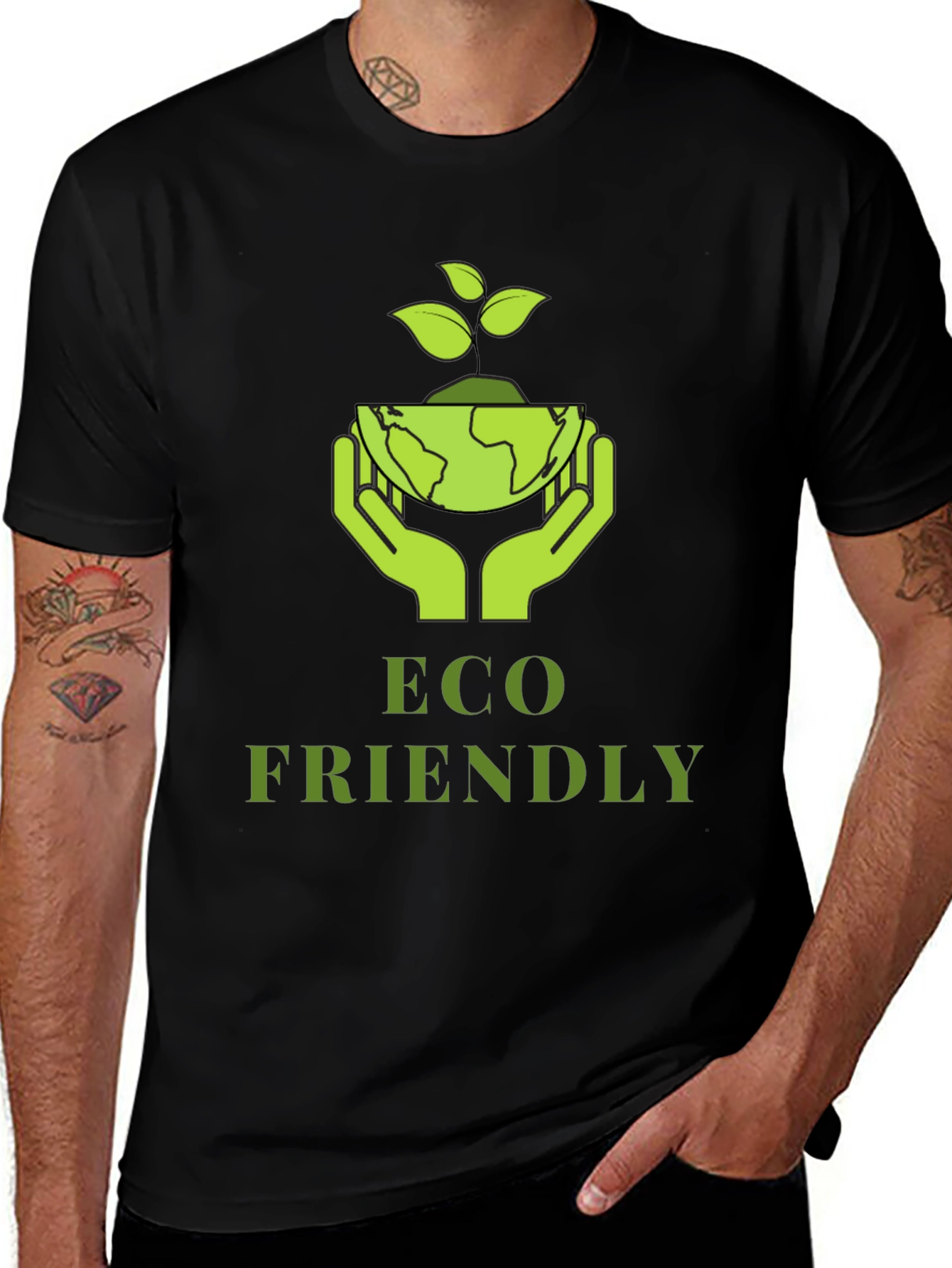 Eco Friendly Graphic Print T-Shirt