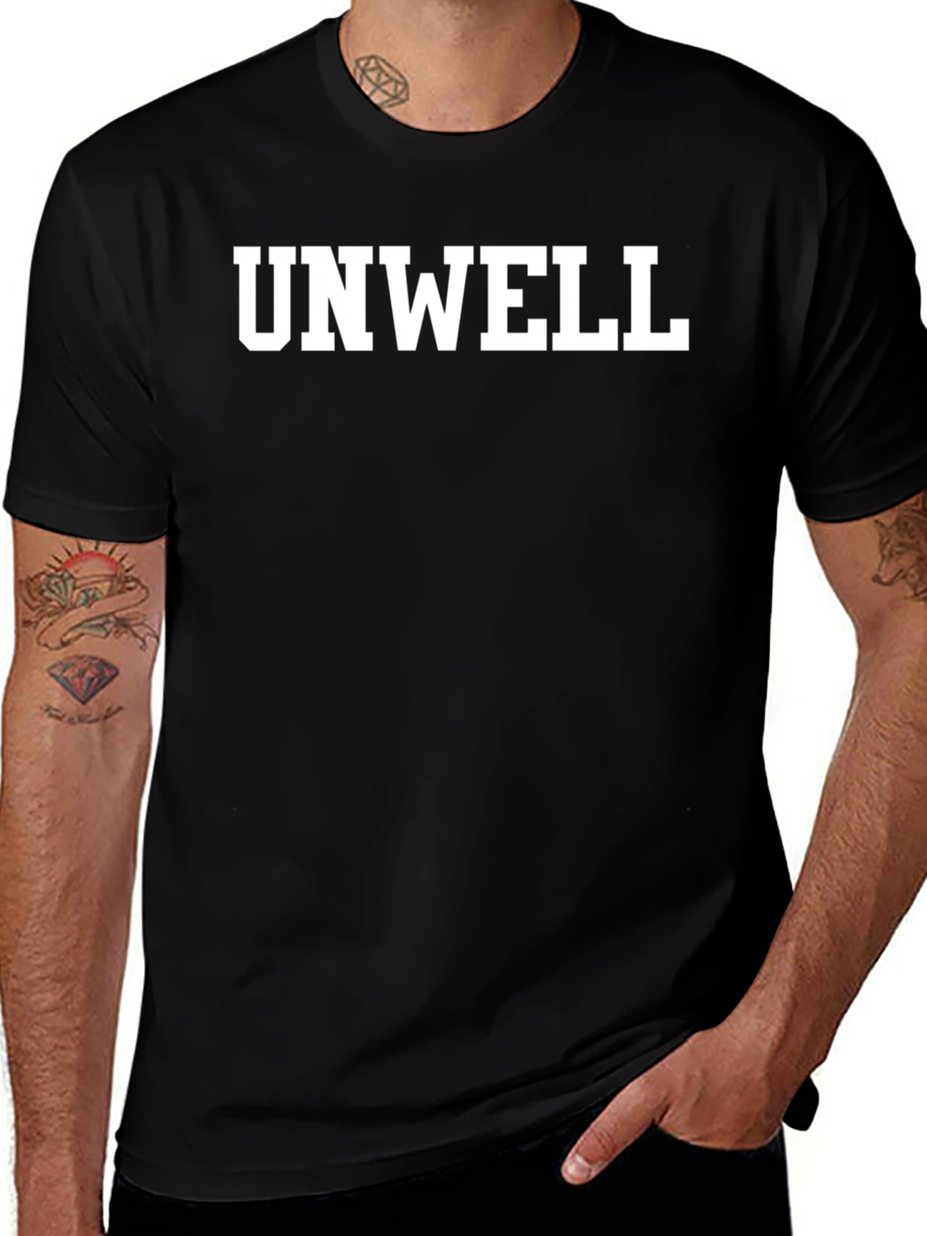 Variant 10 of Unwell Graphic Tee - Bold Statement T-Shirt