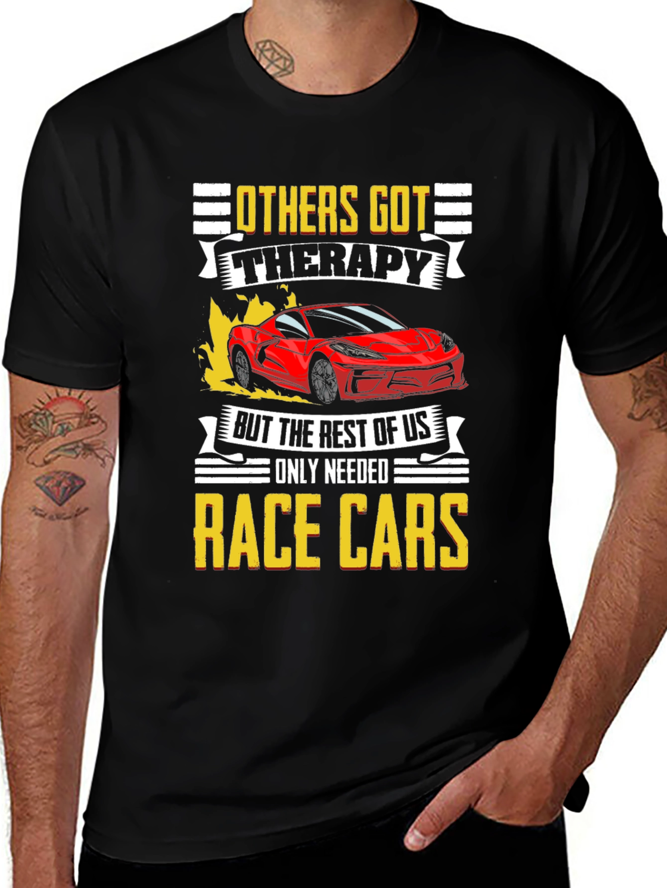 Variant 19 of Race Car Therapy T-Shirt