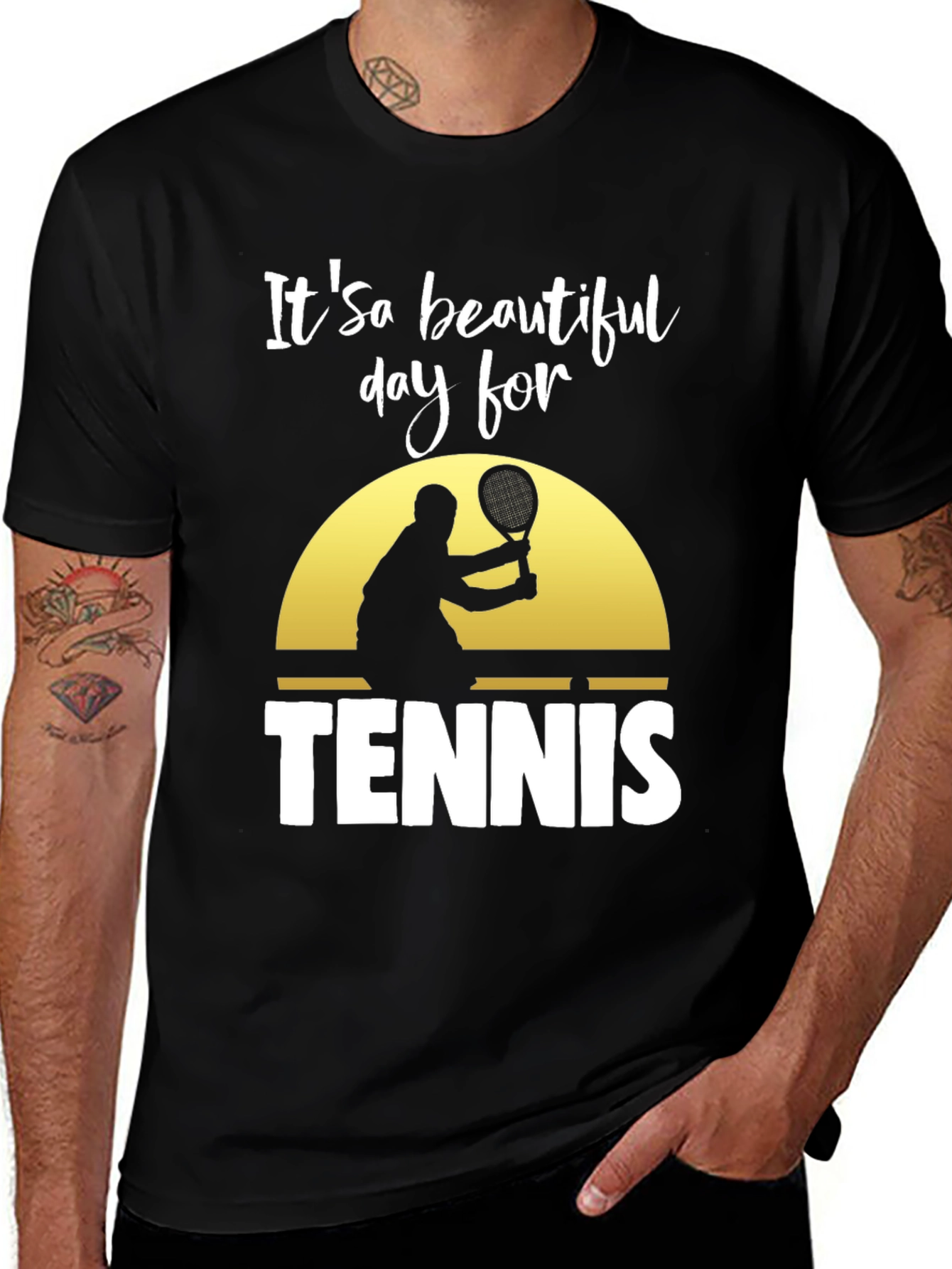 Variant 8 of It's a Beautiful Day for Tennis T-Shirt