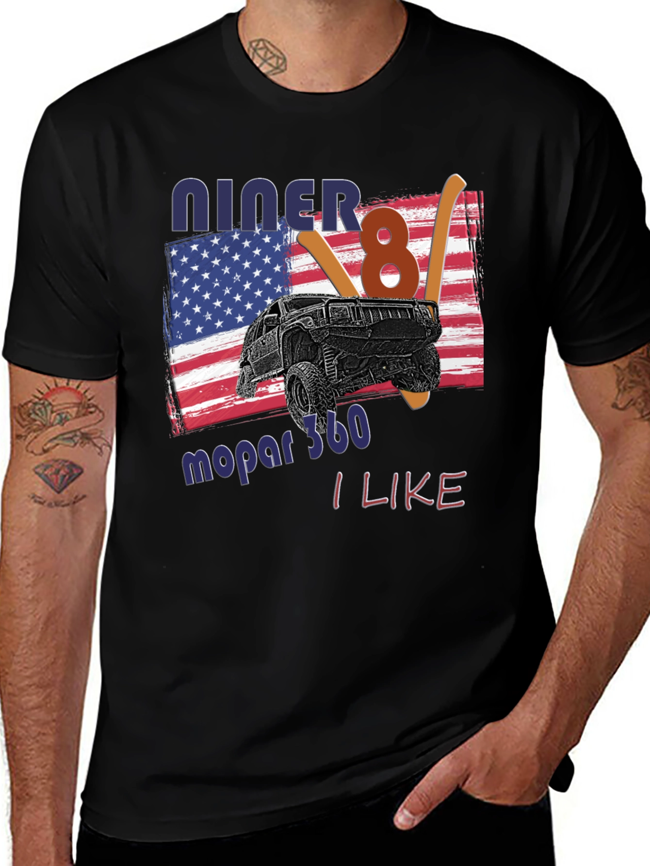 Variant 4 of Mopar 360 T-Shirt - American V8 Truck Tee