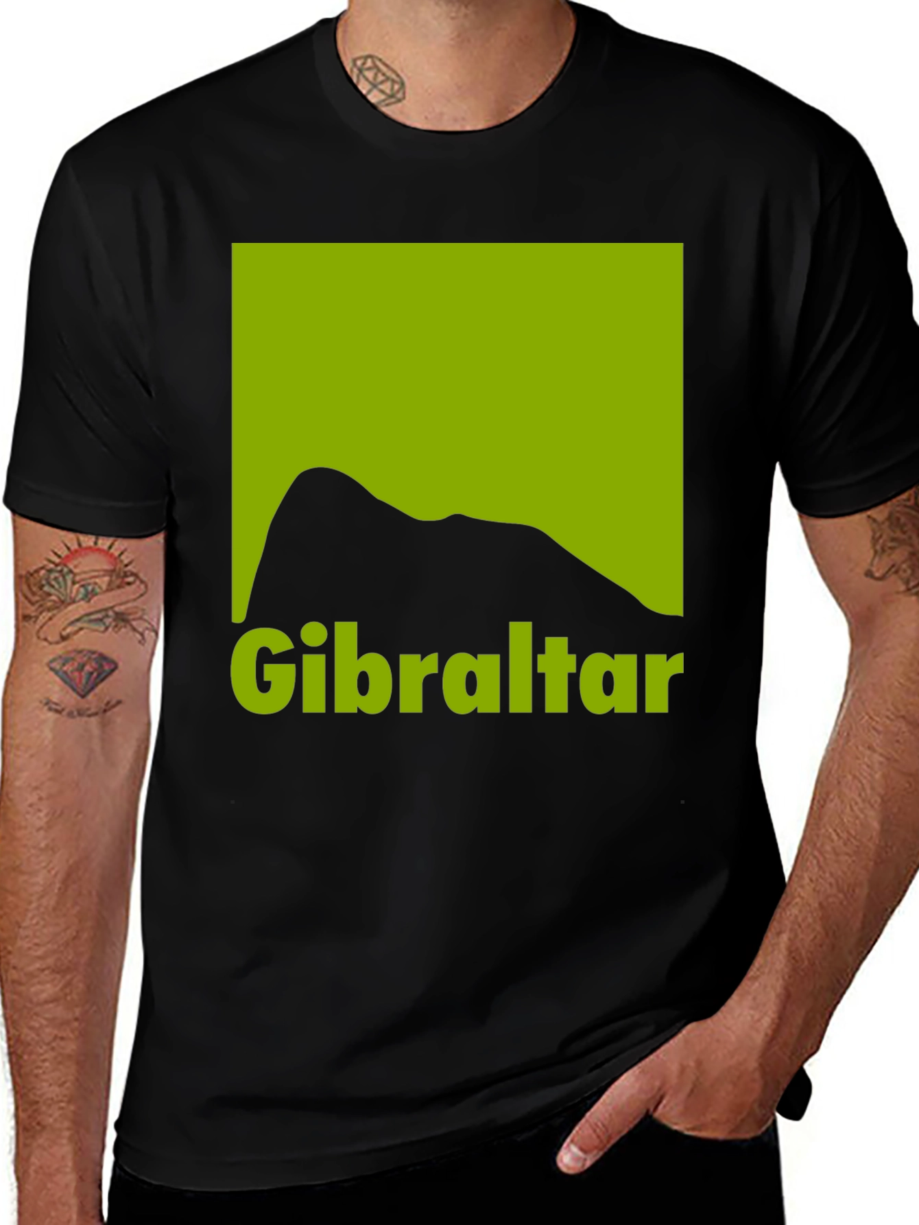 Gibraltar Graphic Tee - Island Rock Souvenir T-Shirt