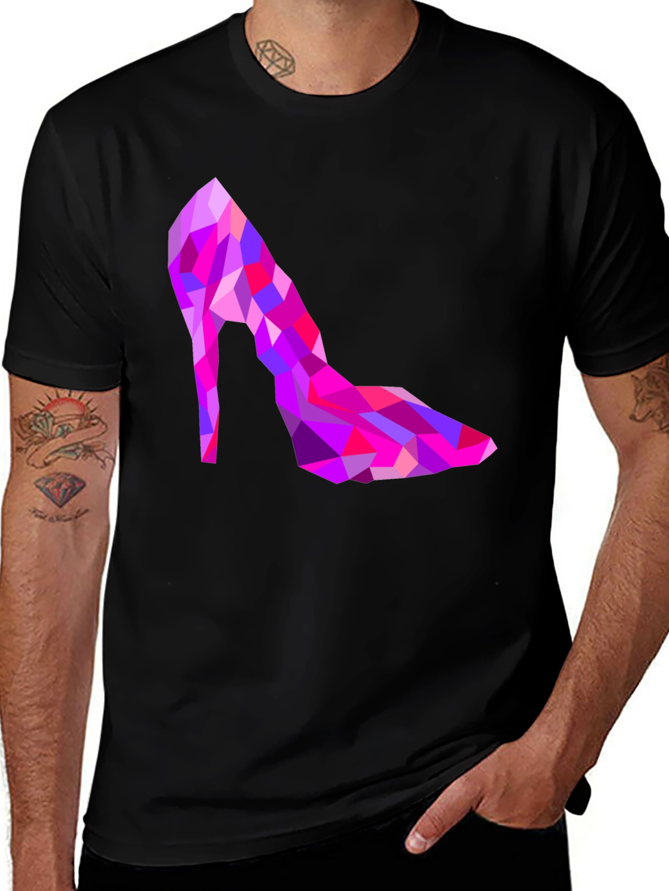 Variant 21 of Geometric High Heel T-Shirt