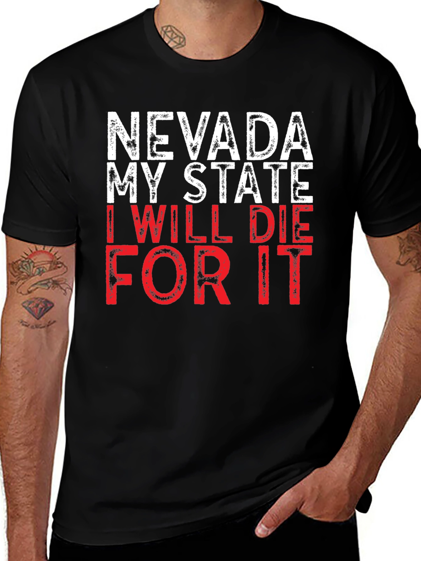 Nevada My State I Will Die For It T-Shirt