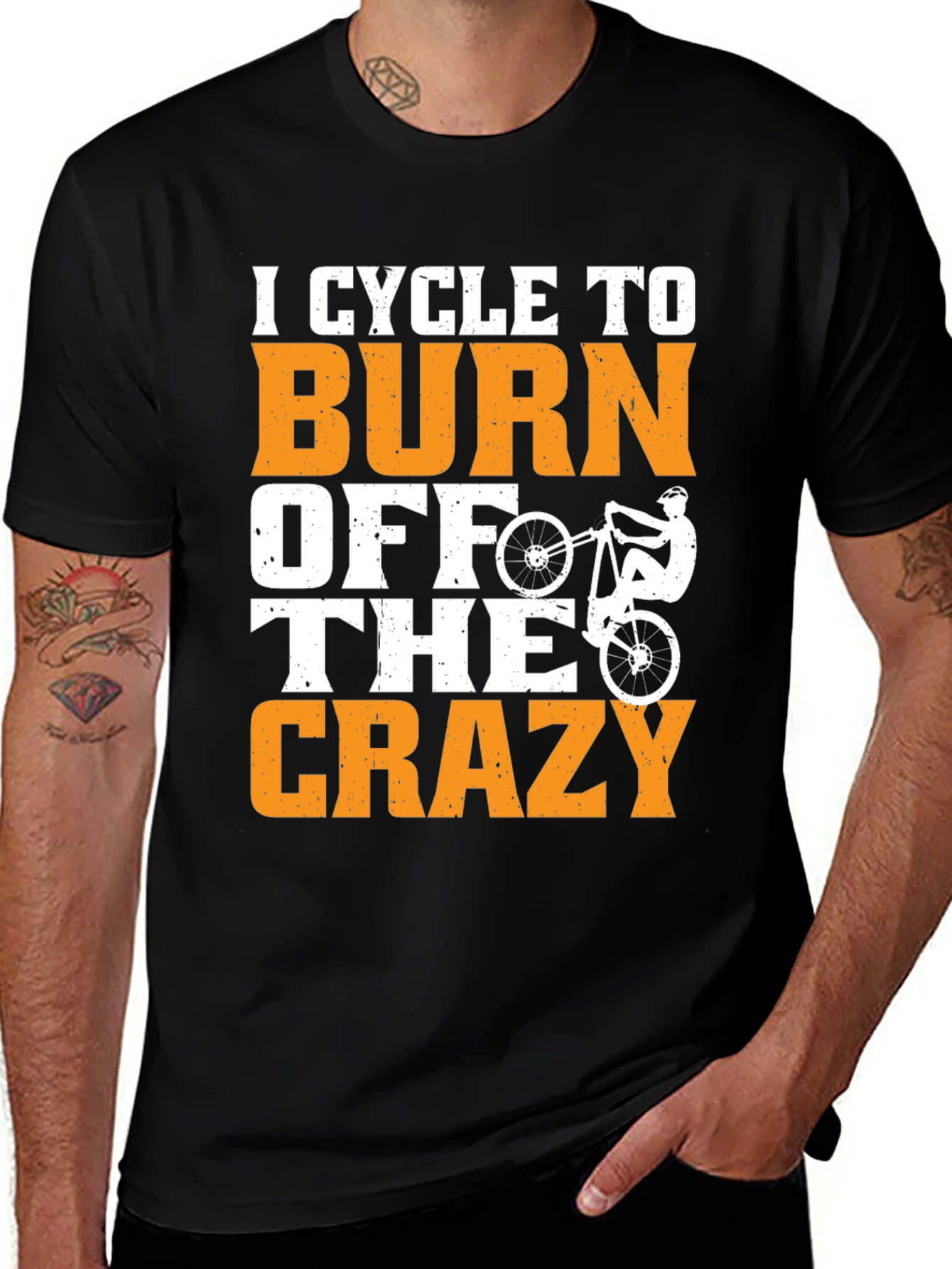 Variant 30 of Cycle To Burn Off The Crazy T-Shirt