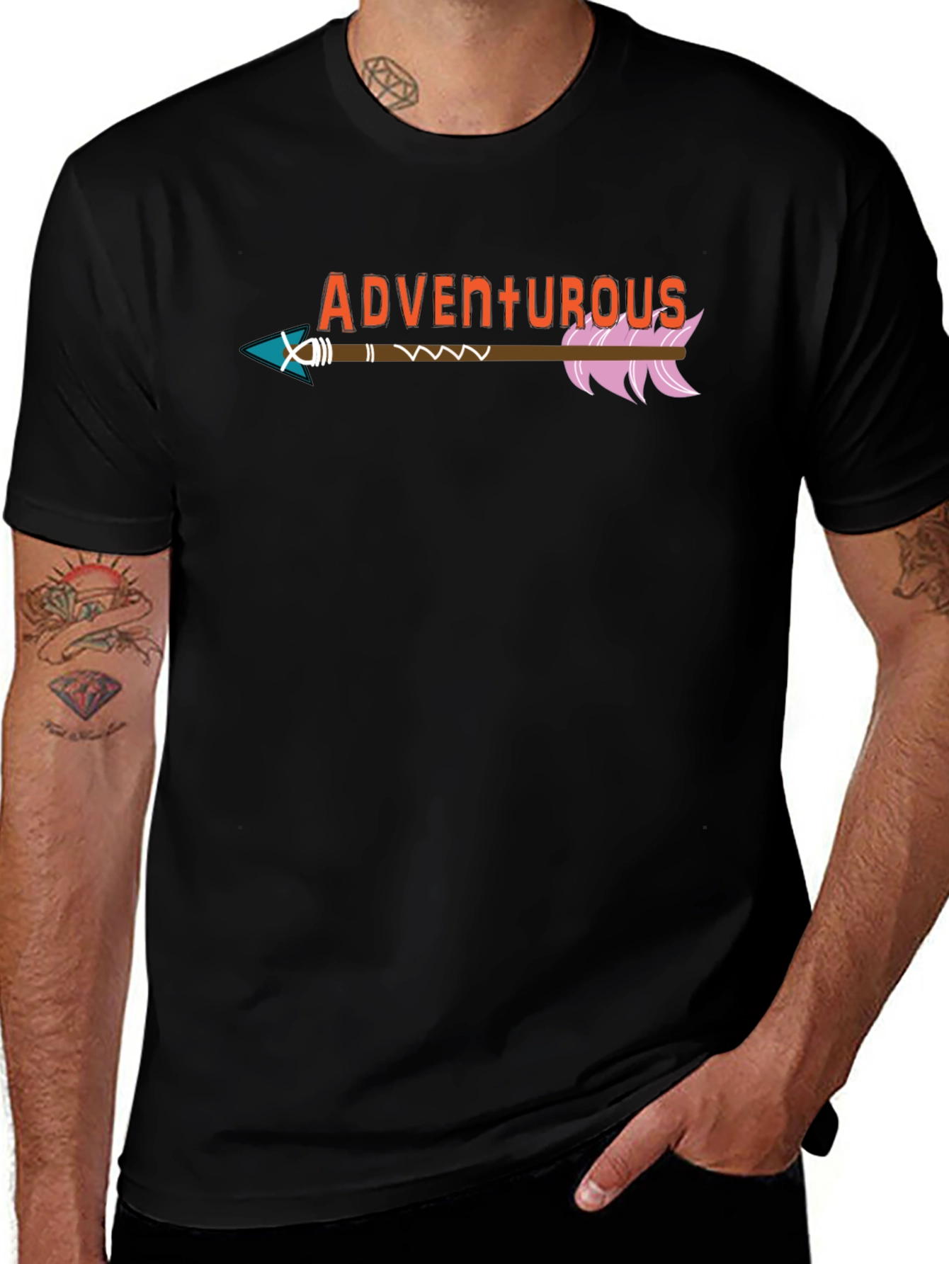 Variant 25 of Adventurous Arrow Graphic Tee - Unisex