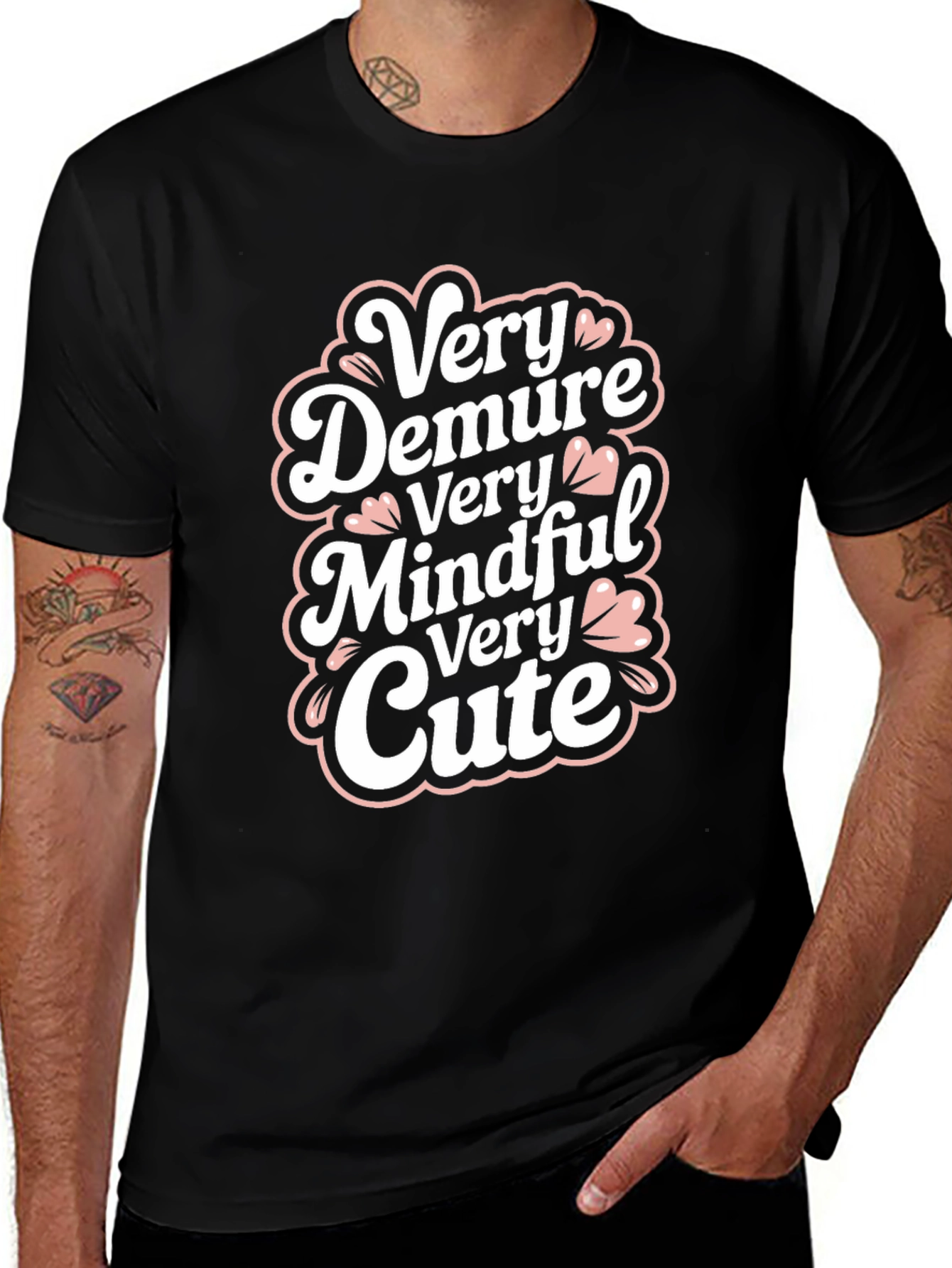 Variant 21 of Very Demure Mindful Cute Graphic T-Shirt