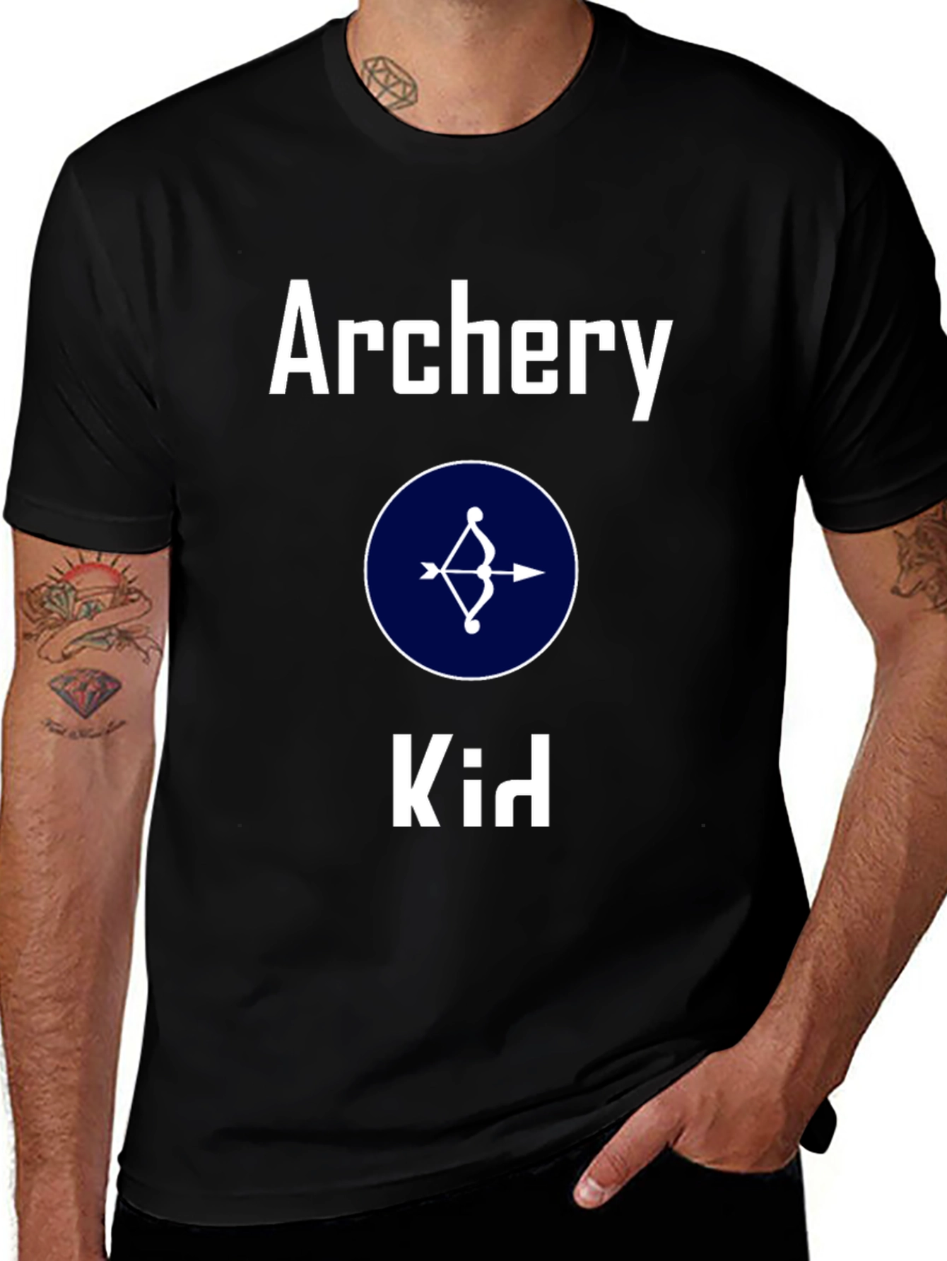 Variant 28 of Archery Kid T-Shirt - Bow & Arrow Design