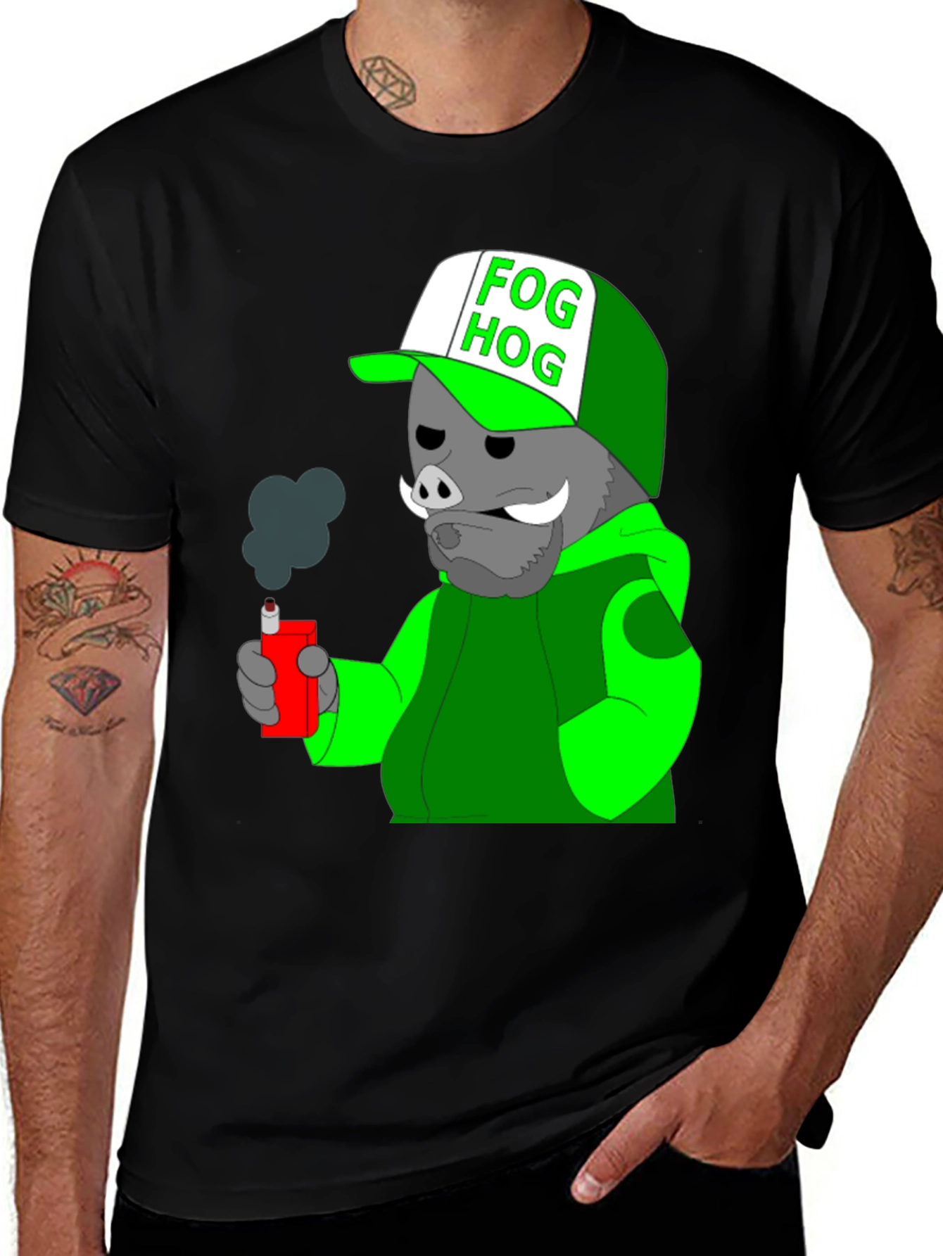 Variant 15 of Fog Hog Graphic T-Shirt