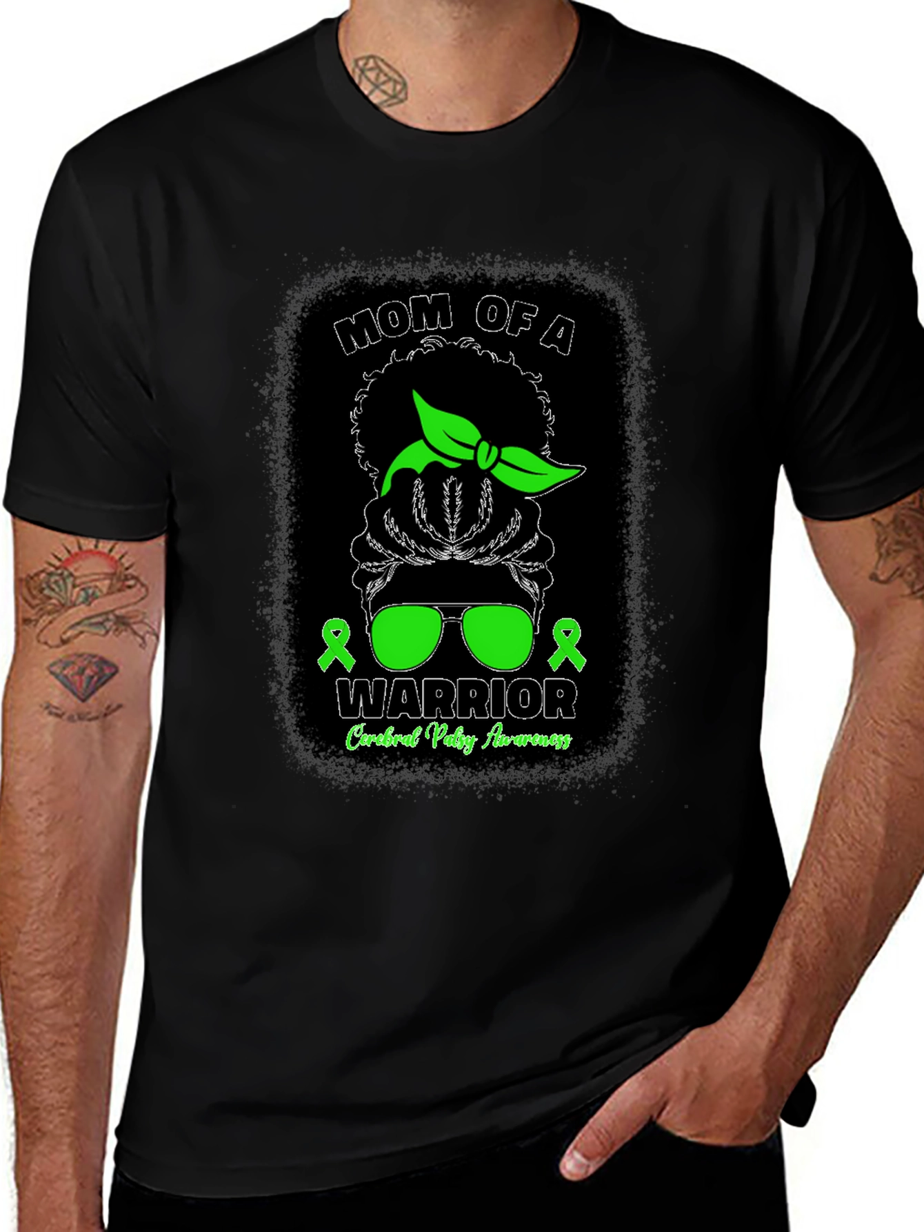 Mom of a Warrior Cerebral Palsy Awareness T-Shirt