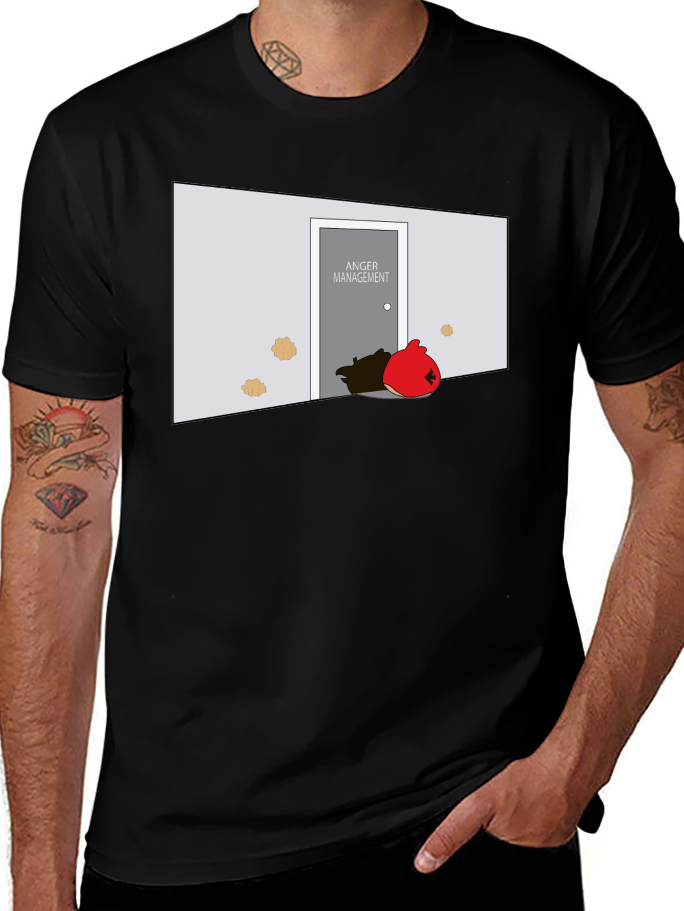 Variant 26 of Anger Management Bird T-Shirt