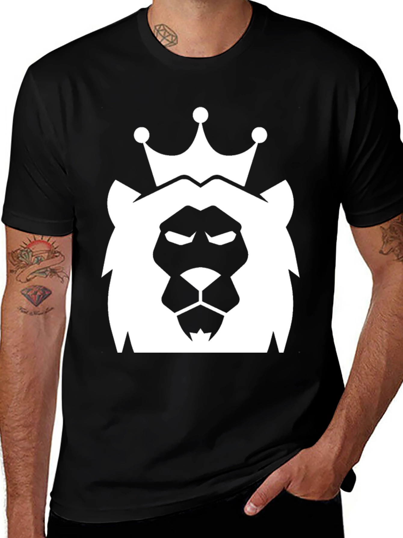 Variant 22 of Lion King Graphic Tee - Black
