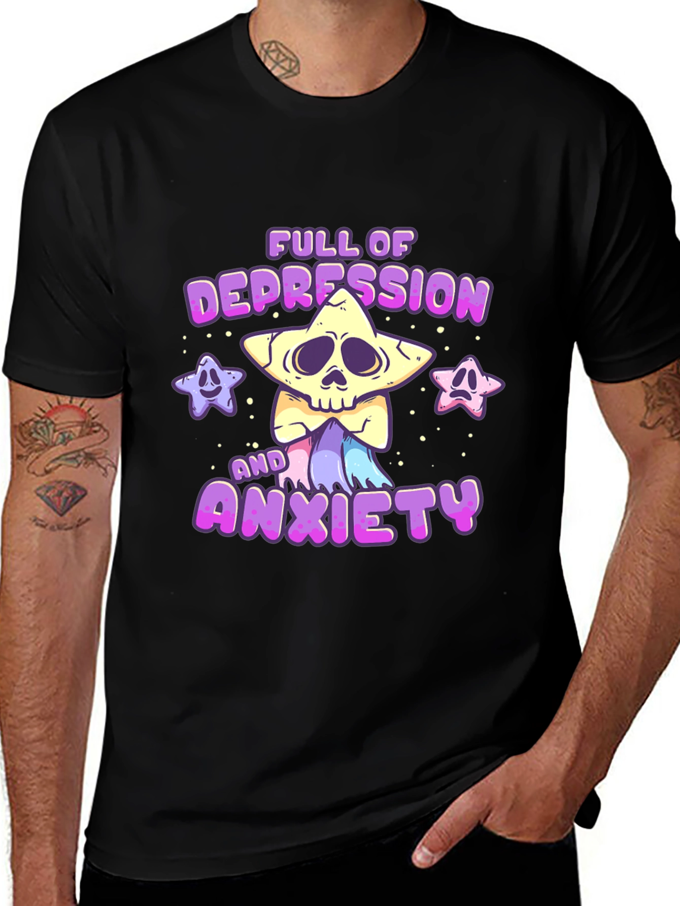 Variant 4 of Full of Depression and Anxiety Graphic Tee