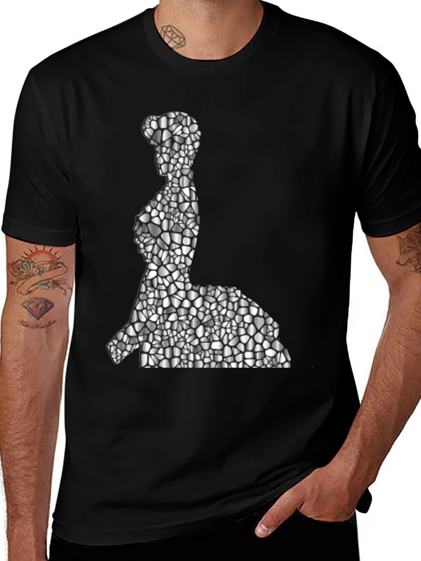 Abstract Mosaic Art T-Shirt