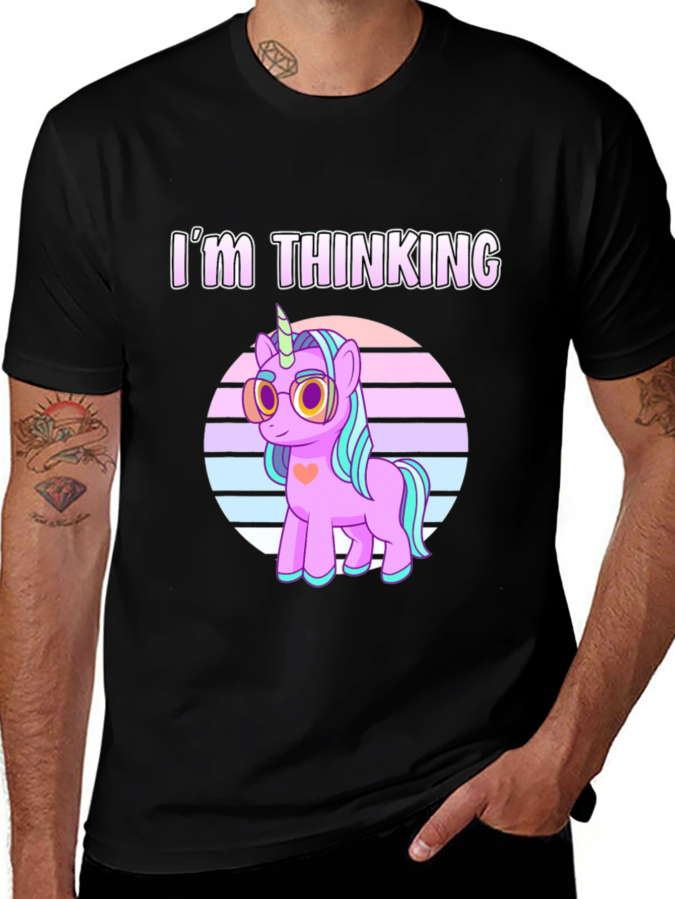 Variant 2 of I'm Thinking Unicorn T-Shirt