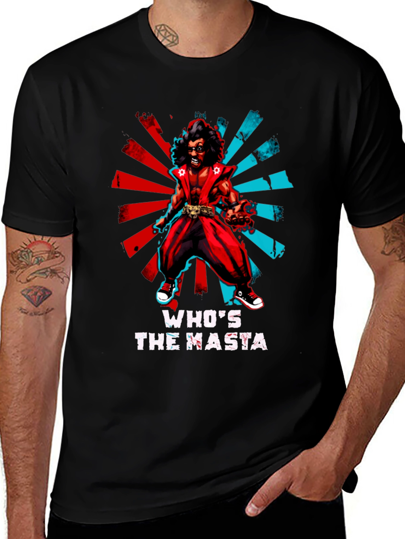 Variant 15 of Who's The Masta Graphic T-Shirt