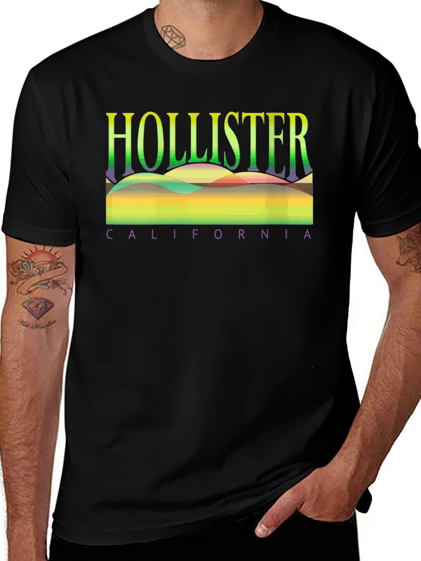 Hollister California Graphic Tee - Retro Style