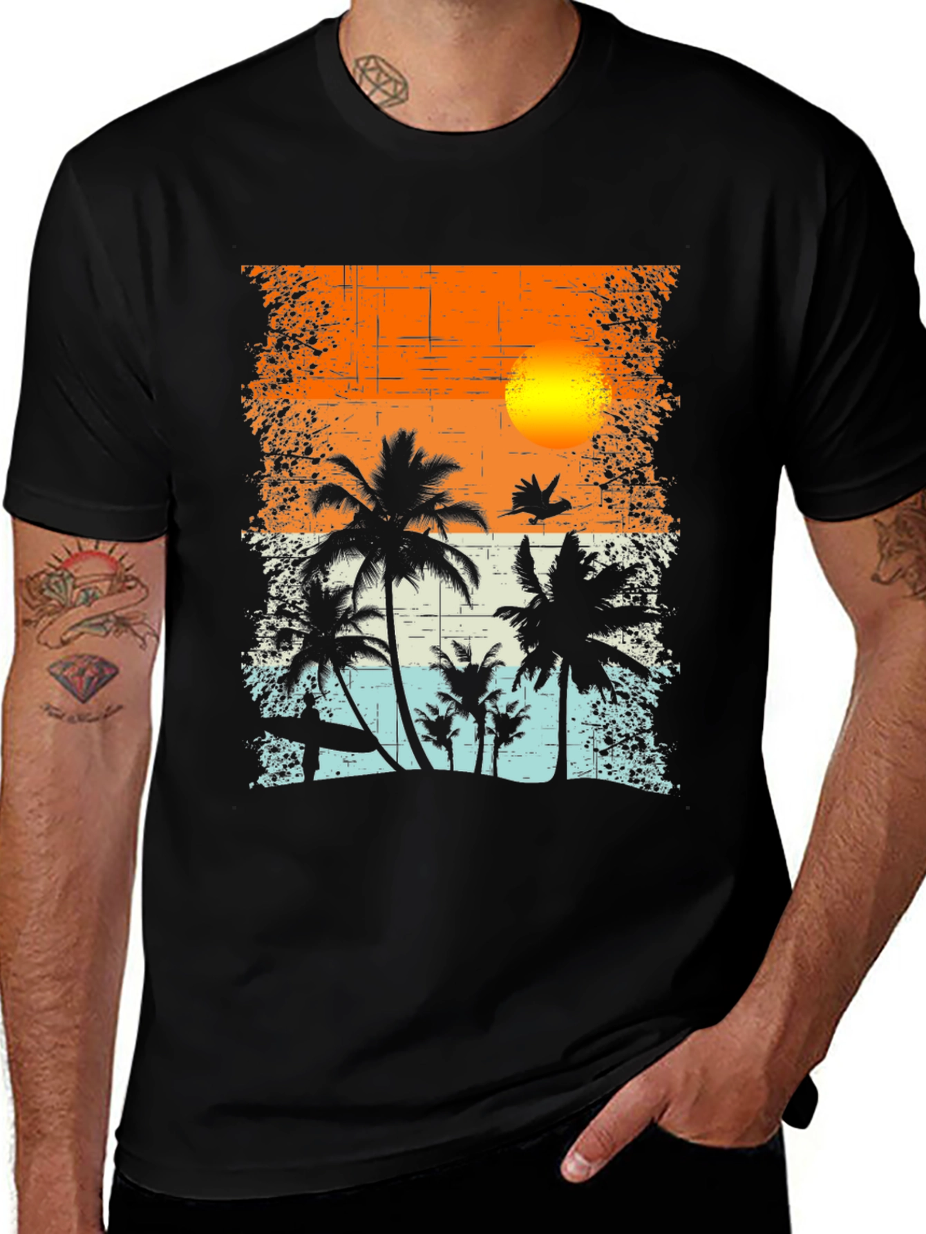 Variant 29 of Tropical Sunset Graphic T-Shirt