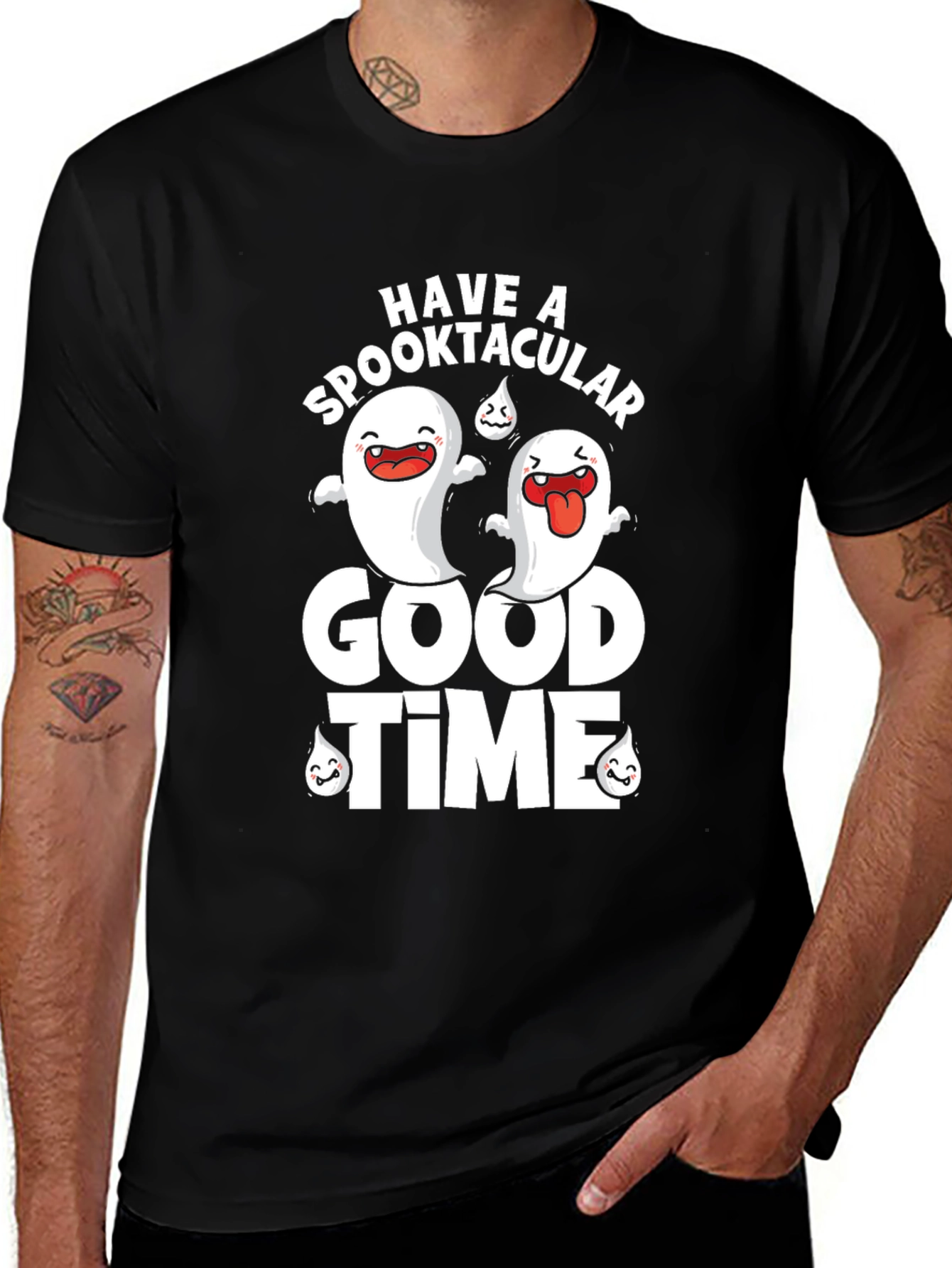Spooktacular Good Time Graphic T-Shirt