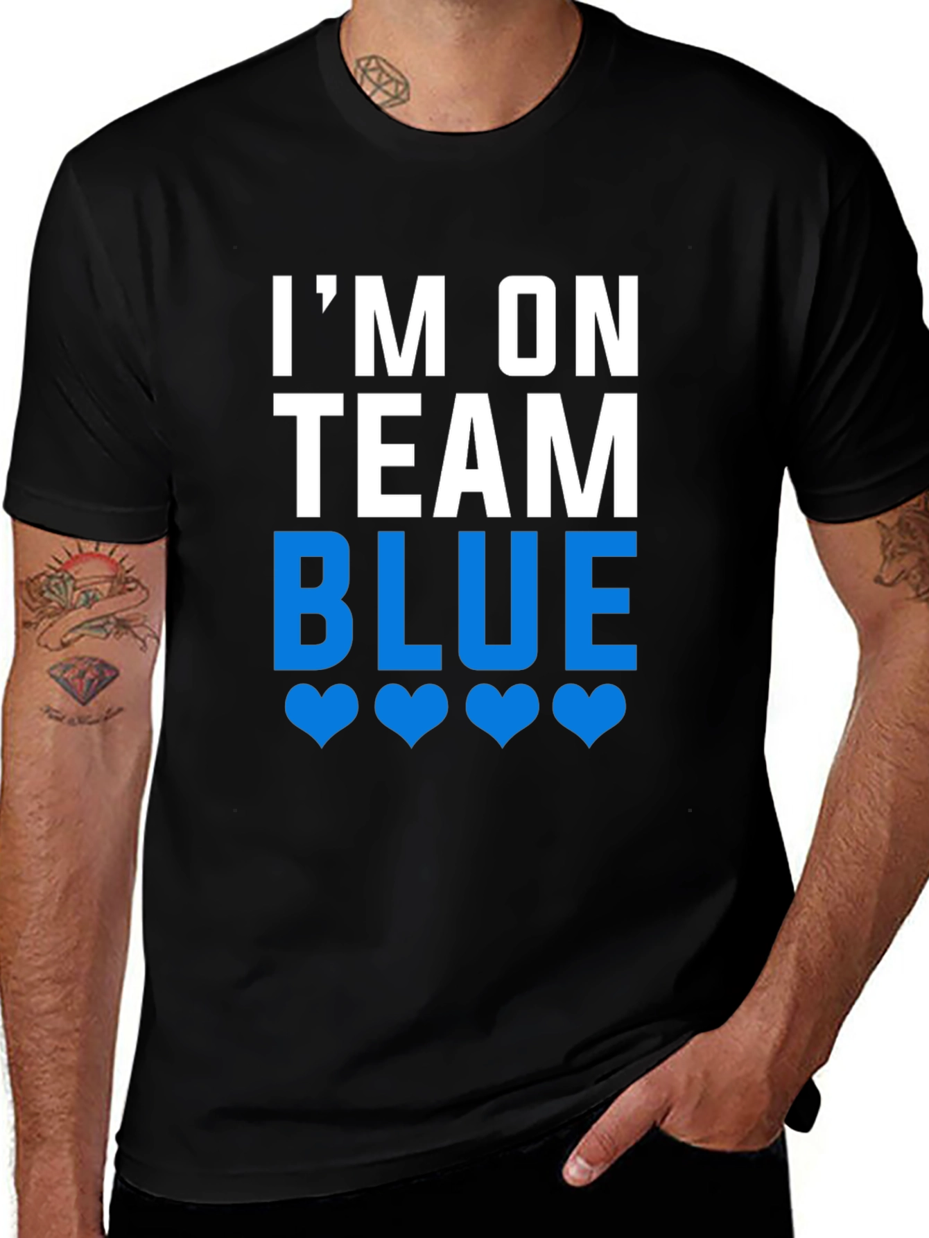 Variant 3 of I'm On Team Blue T-Shirt