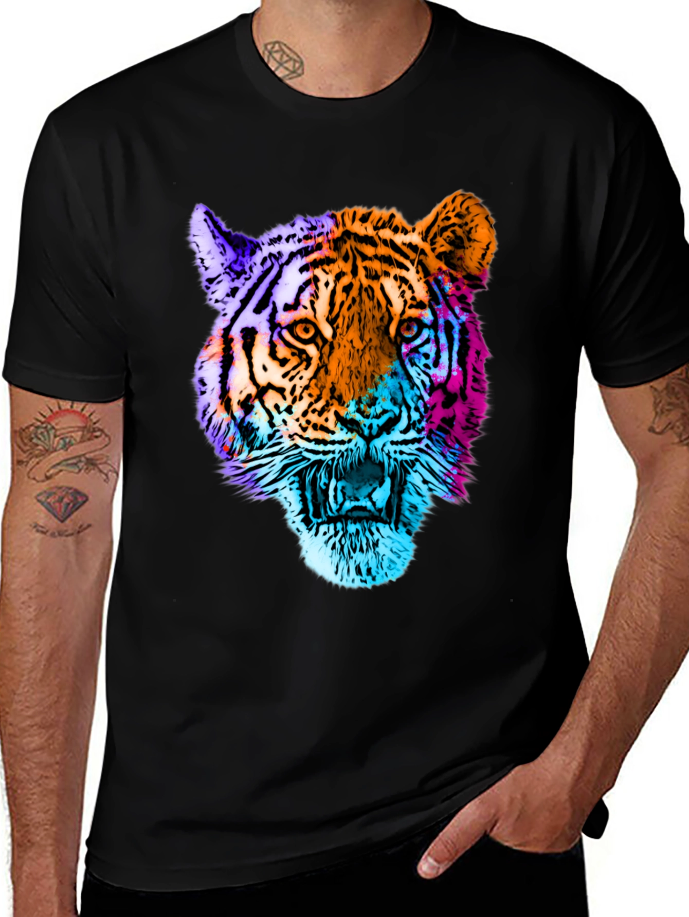 Variant 9 of Vibrant Tiger Graphic T-Shirt