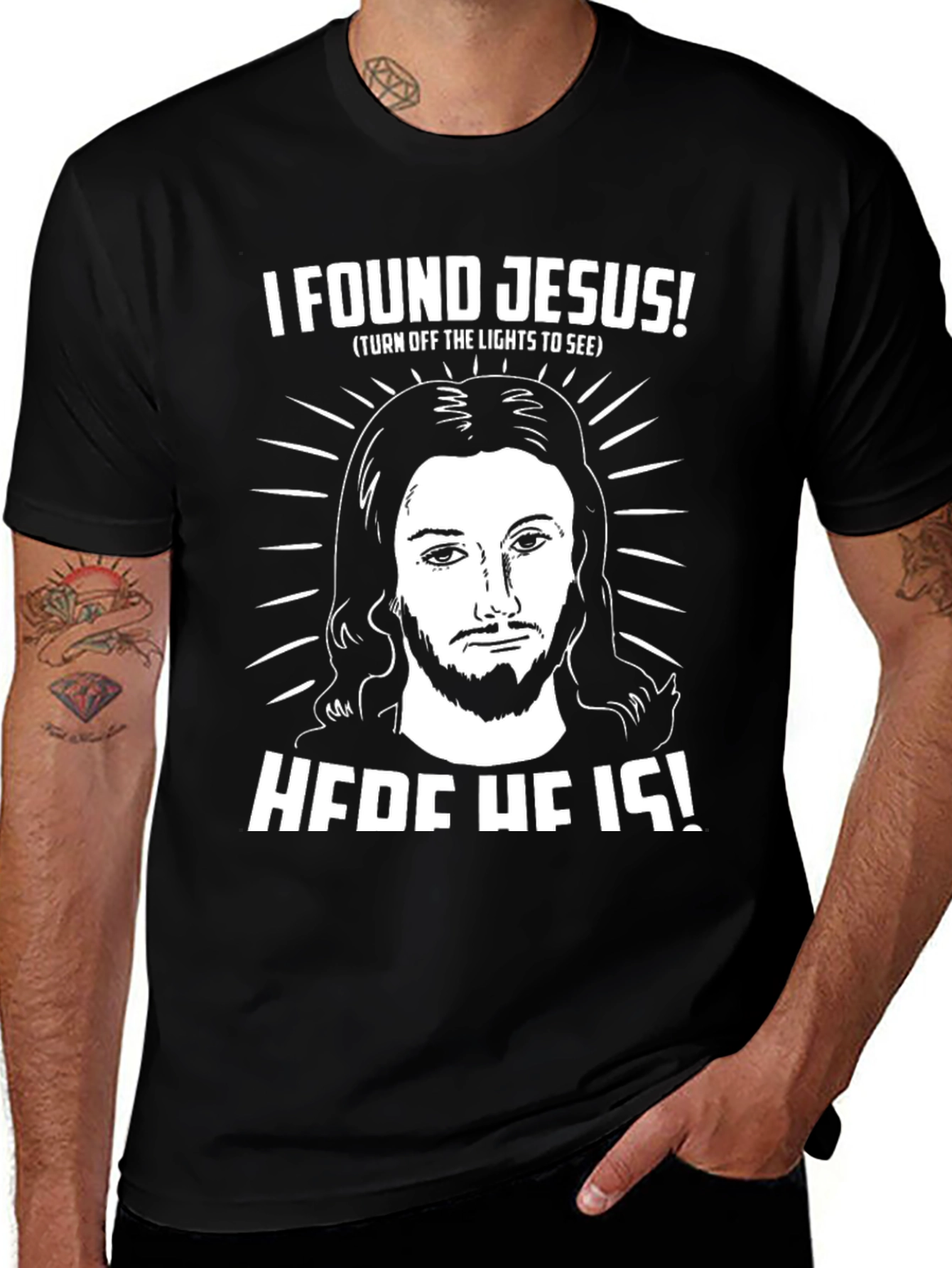 Variant 19 of I Found Jesus T-Shirt - Funny Religious Tee