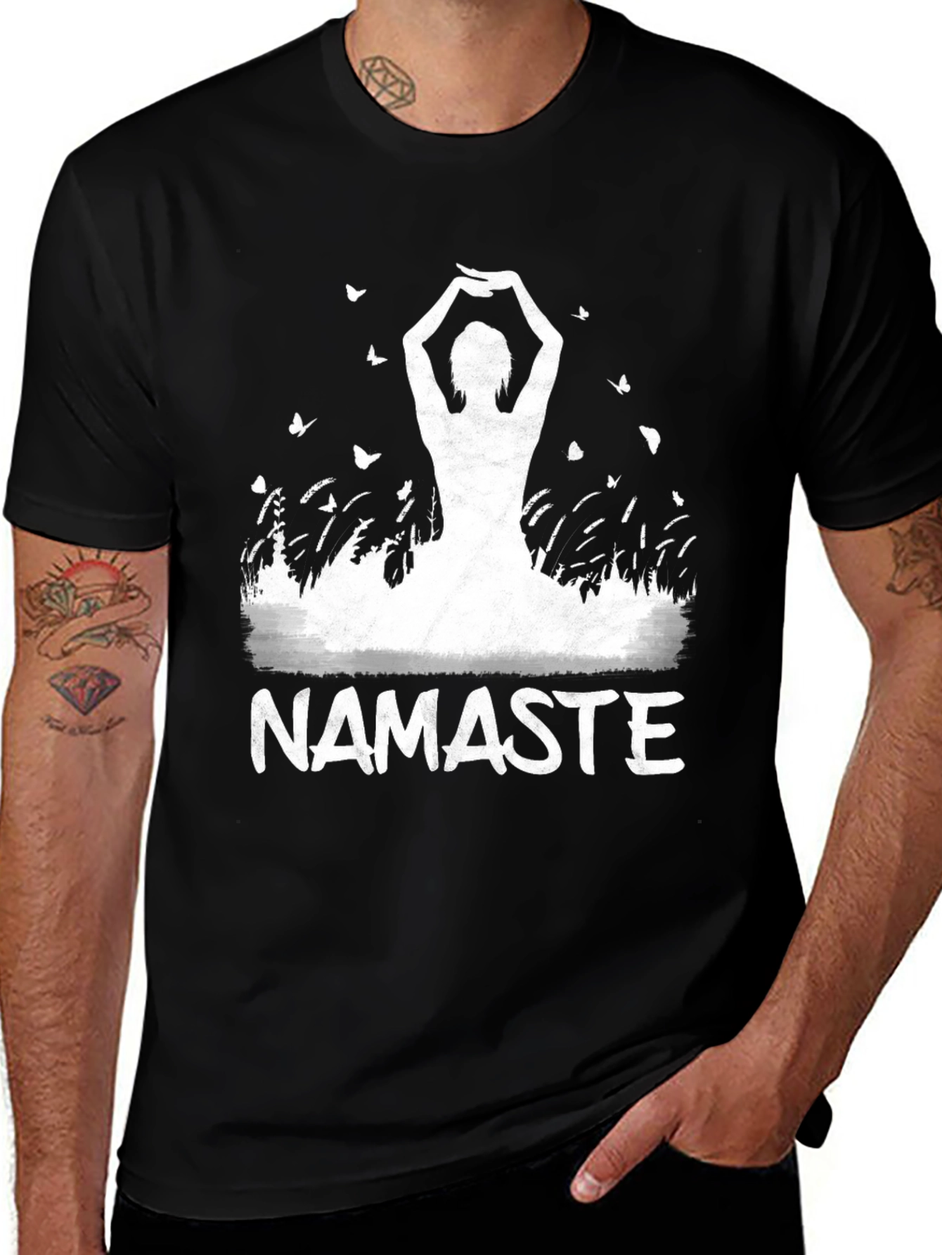 Variant 9 of Namaste Yoga Meditation T-Shirt