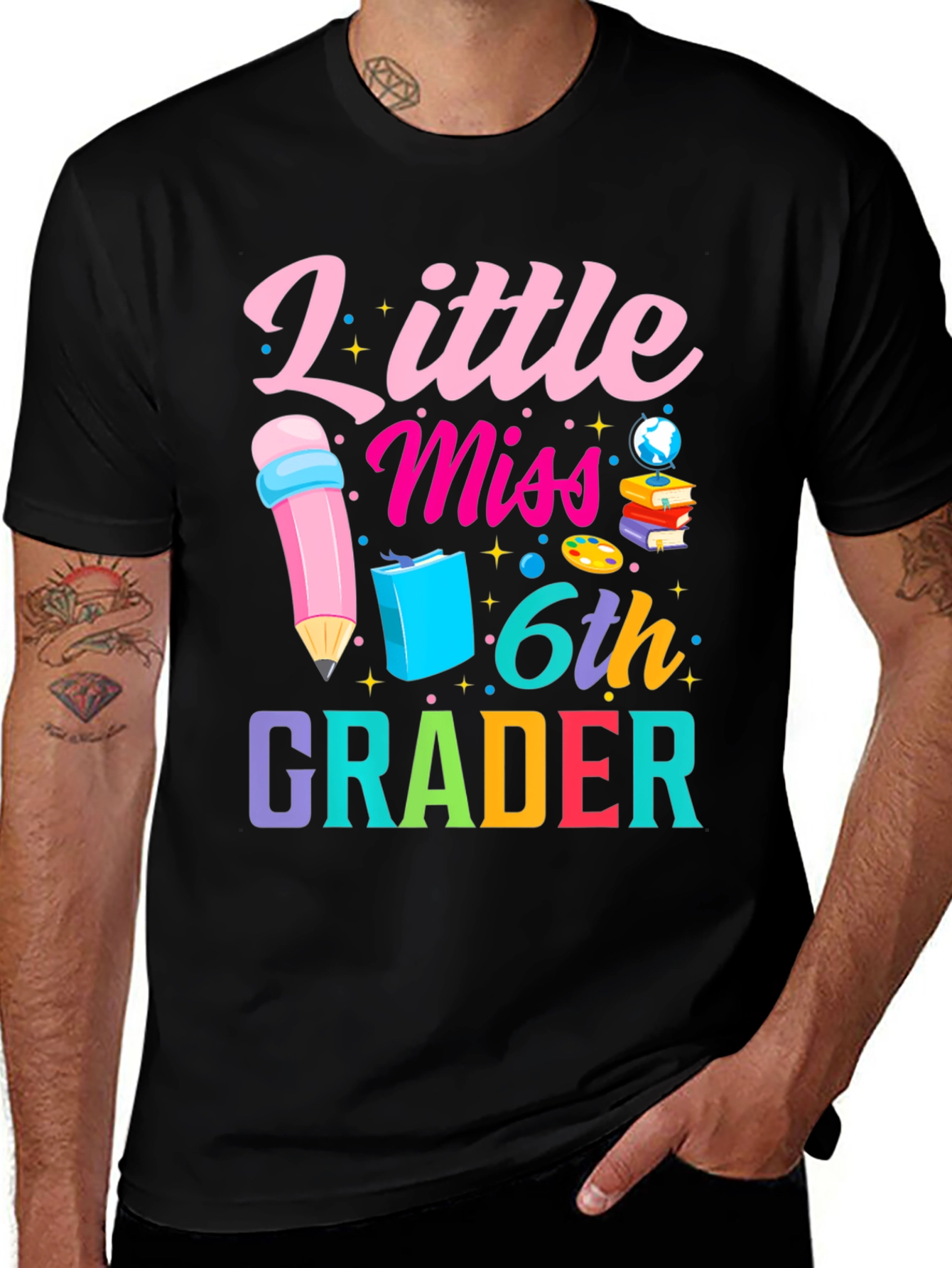 Little Miss 6th Grader T-Shirt - Back to School